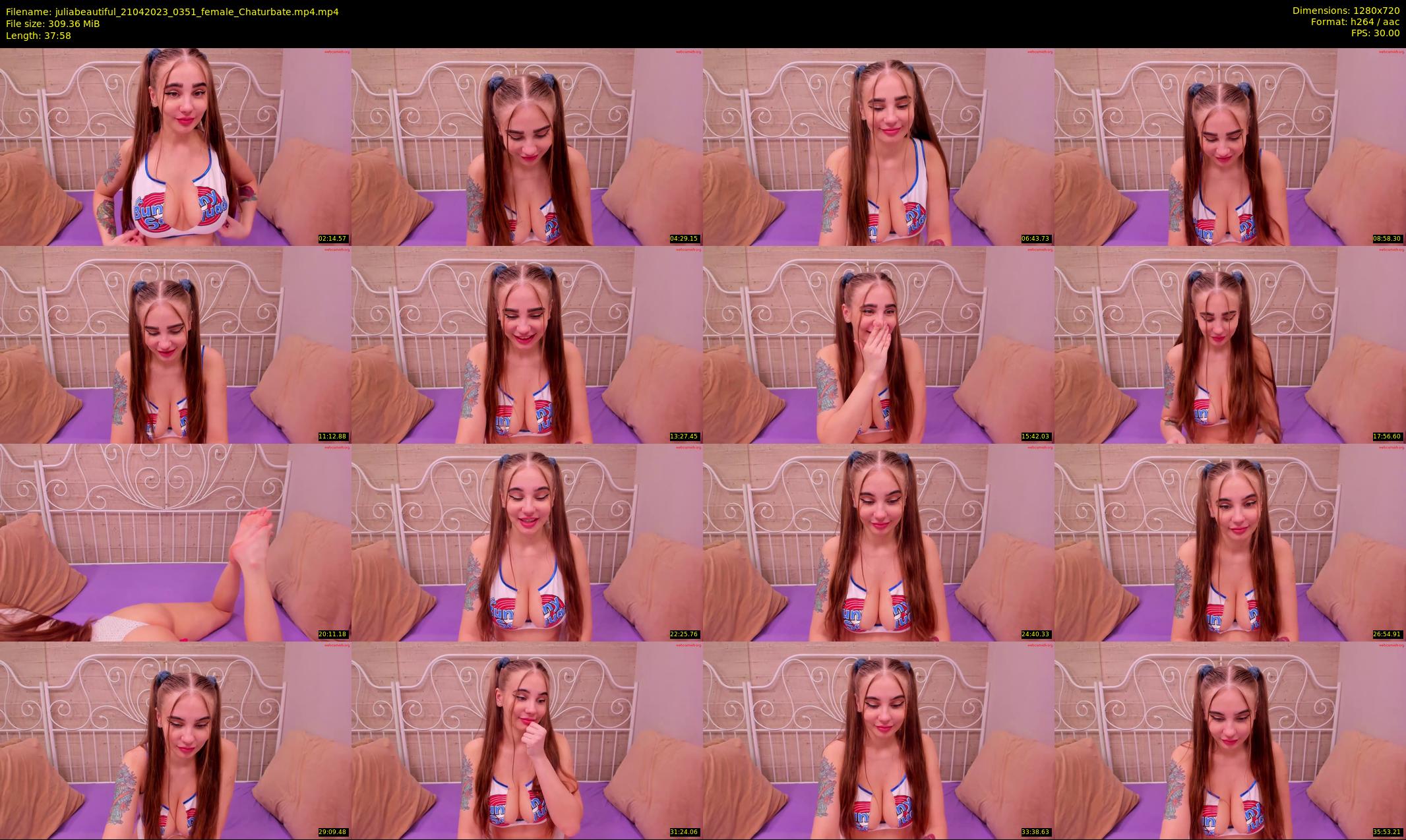 juliabeautiful — 38 minute Chaturbate female cam show recording, 720p, Apr 21, 2023