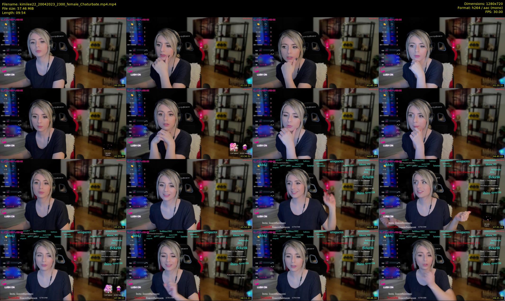 kimilee22 — 10 minute Chaturbate female cam show recording, 720p, Apr 20, 2023