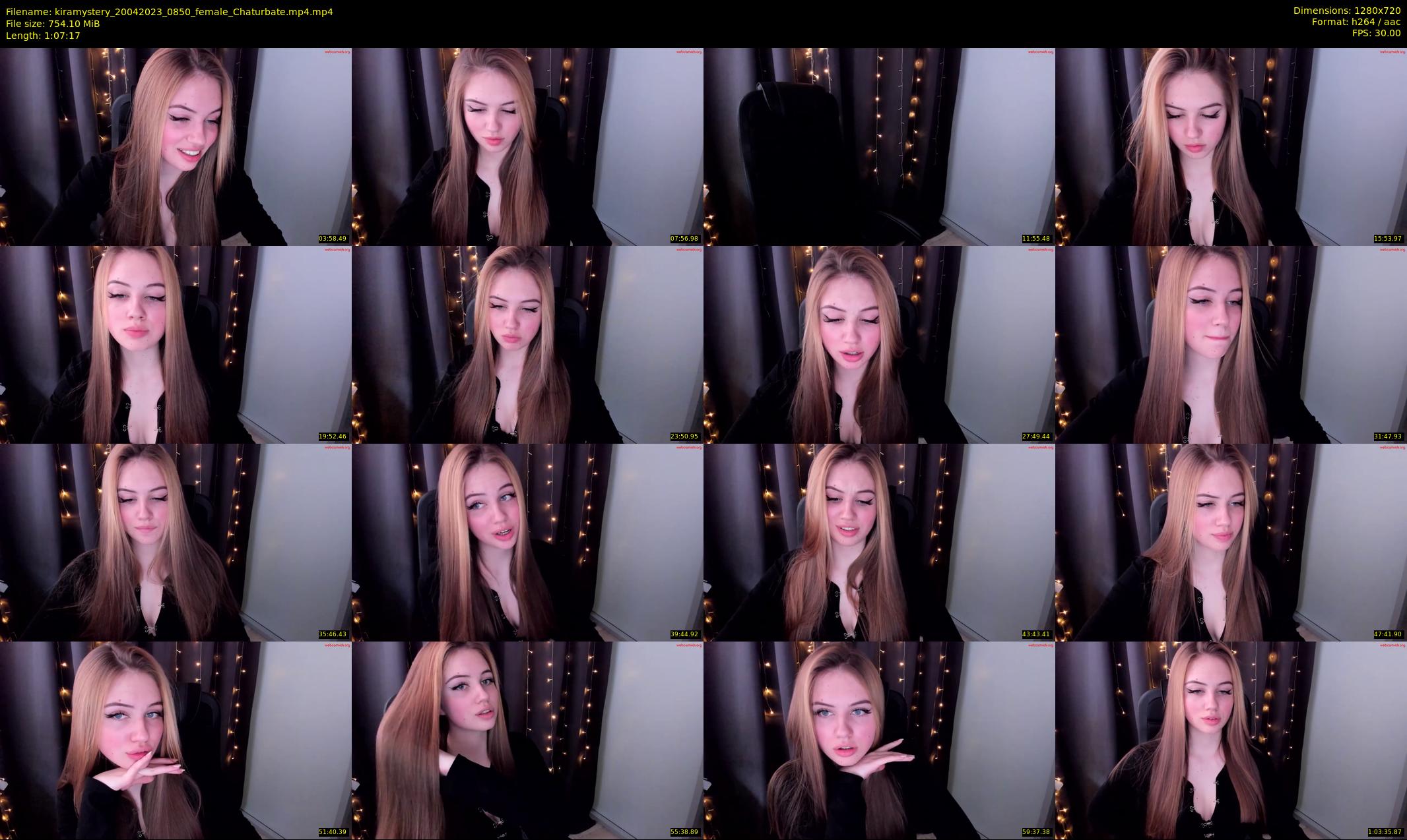 kiramystery — 68 minute Chaturbate female cam show recording, 720p, Apr 20, 2023