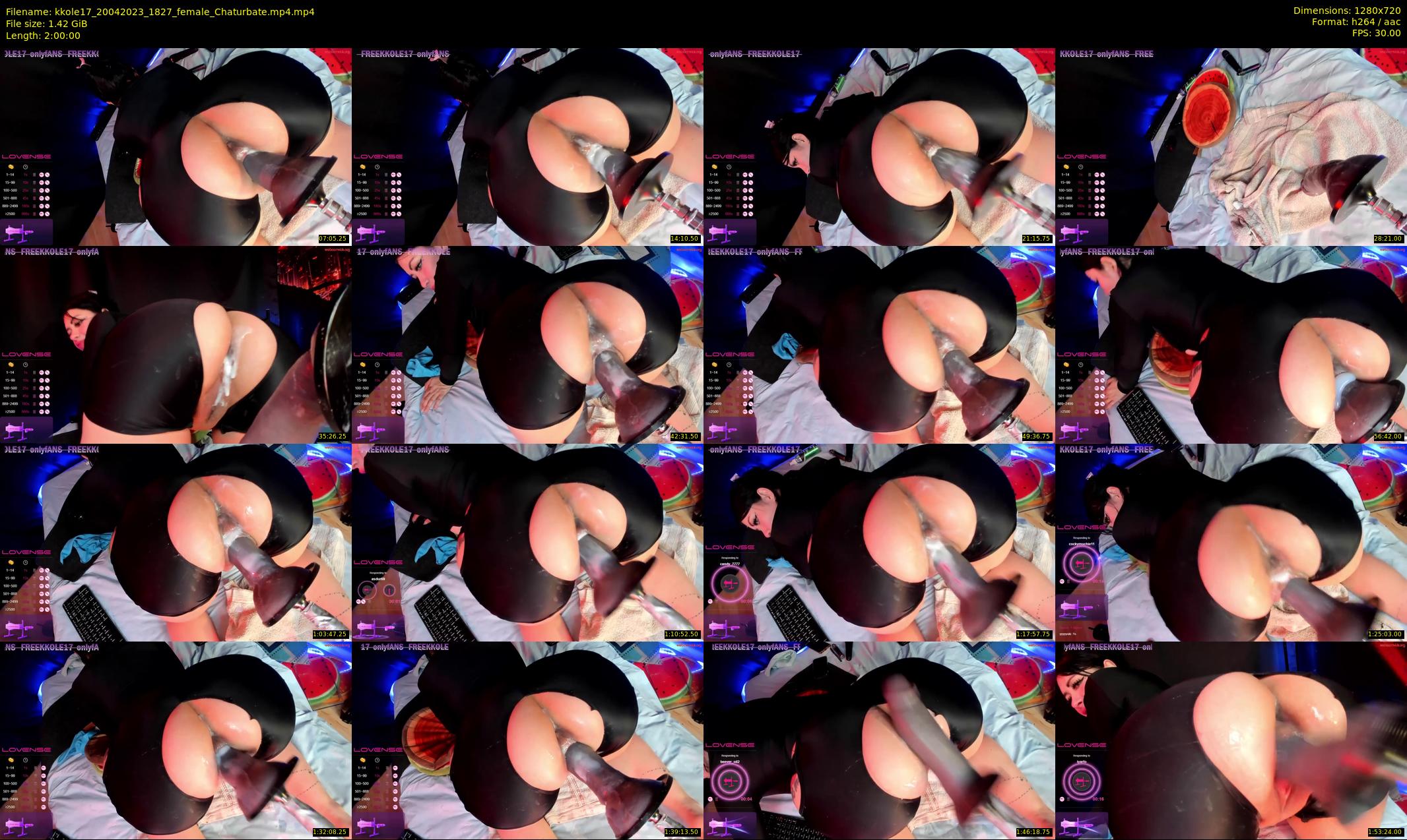 kkole17 — 120 minute Chaturbate female cam show recording, 720p, Apr 20, 2023