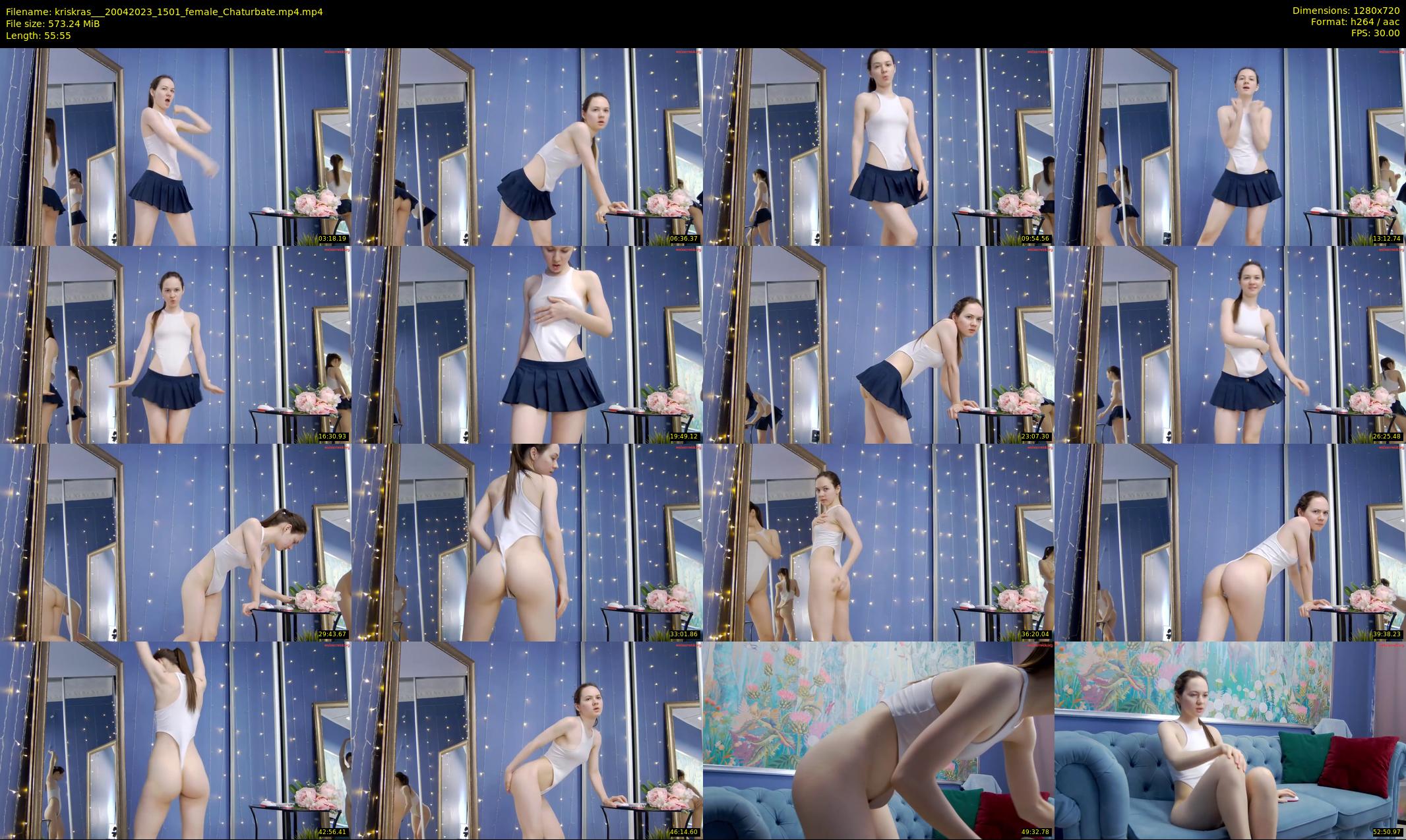 kriskras__ — 56 minute Chaturbate female cam show recording, 720p, Apr 20, 2023