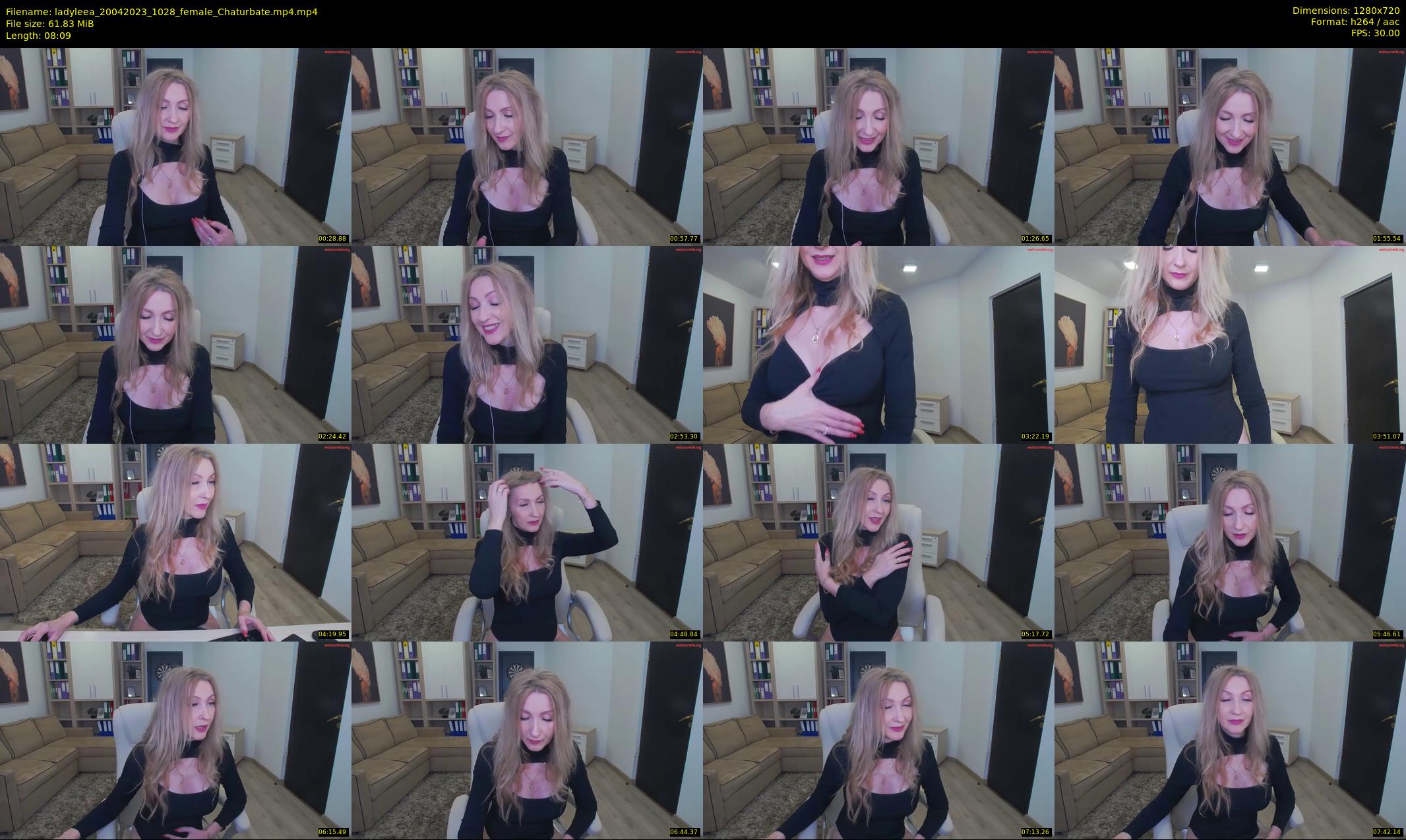 ladyleea — 9 minute Chaturbate female cam show recording, 720p, Apr 20, 2023