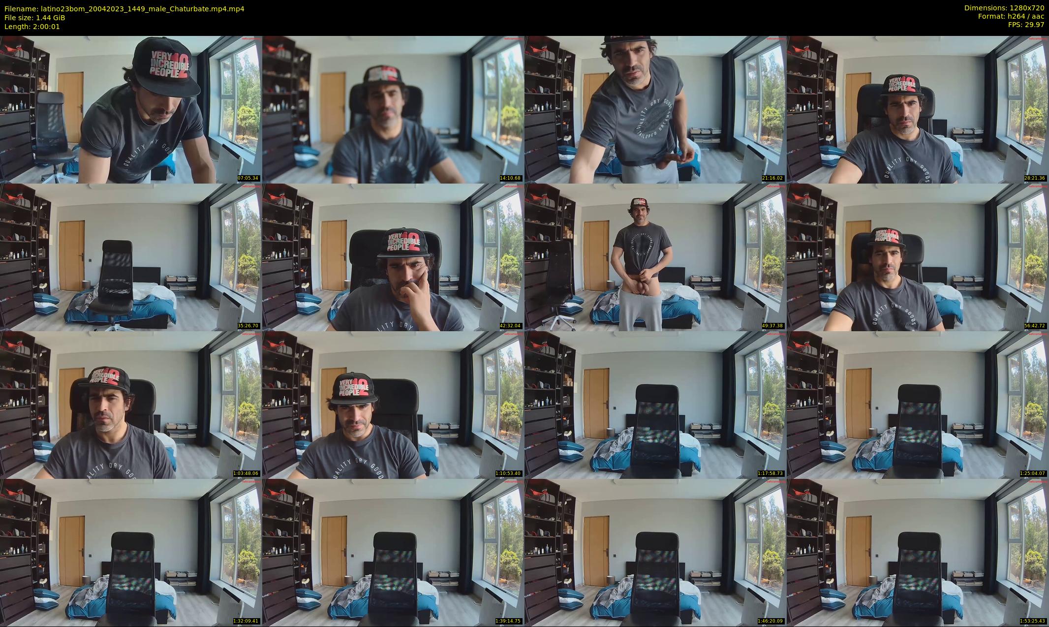 latino23bom — 121 minute Chaturbate male cam show recording, 720p, Apr 20, 2023