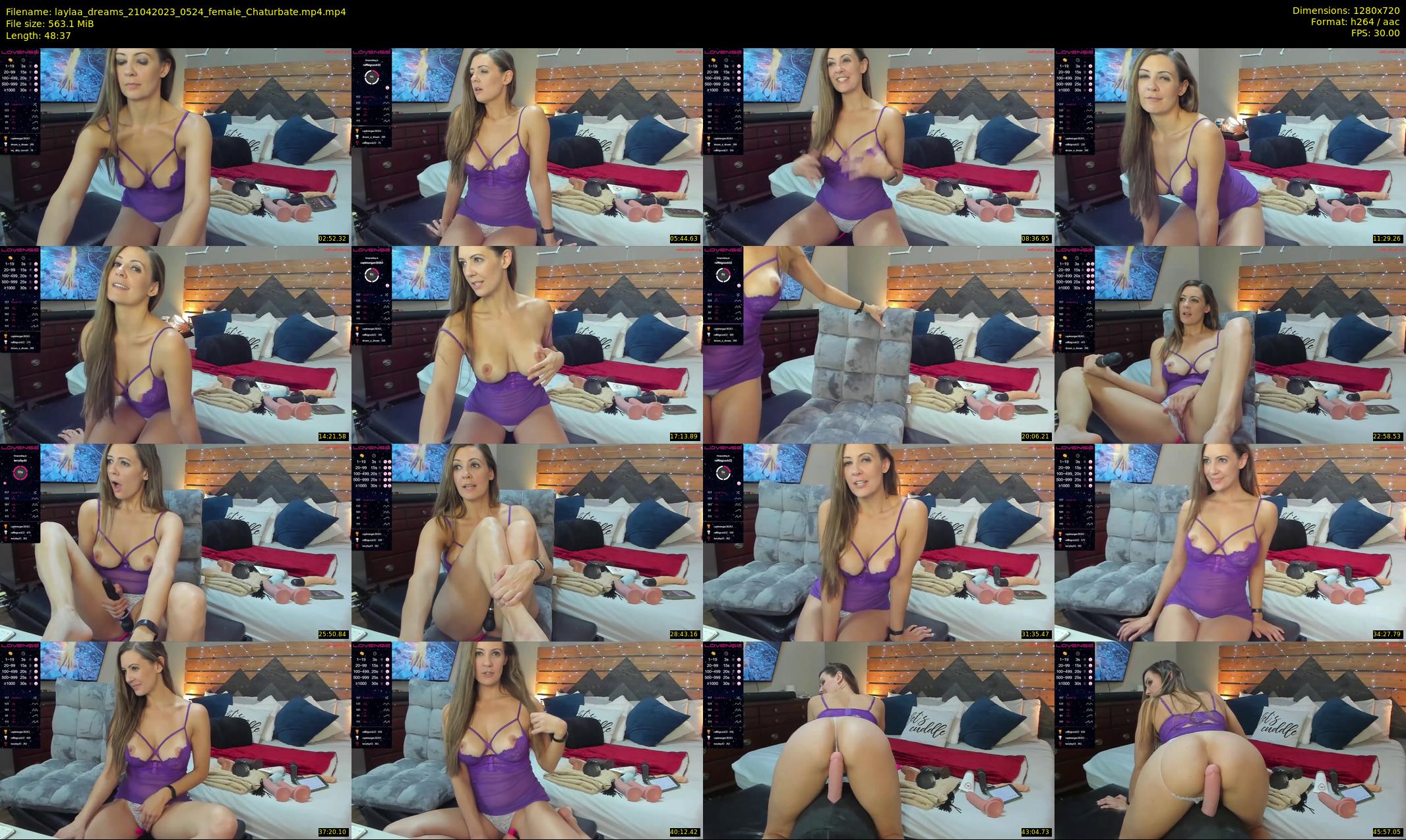 laylaa_dreams — 49 minute Chaturbate female cam show recording, 720p, Apr 21, 2023