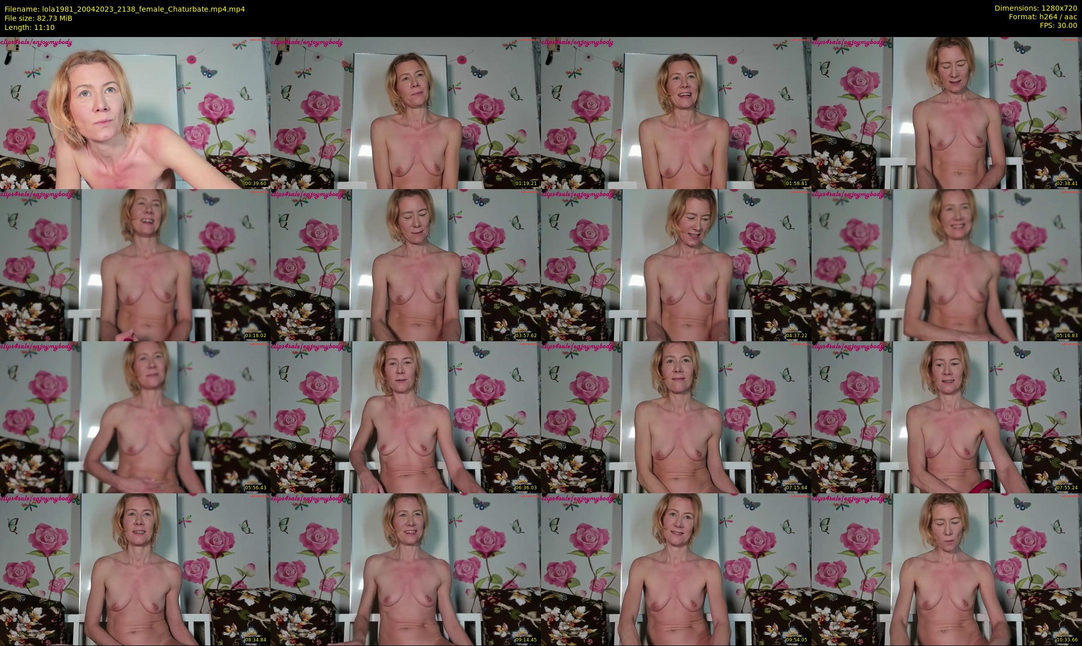lola1981 — 12 minute Chaturbate female cam show recording, 720p, Apr 20, 2023