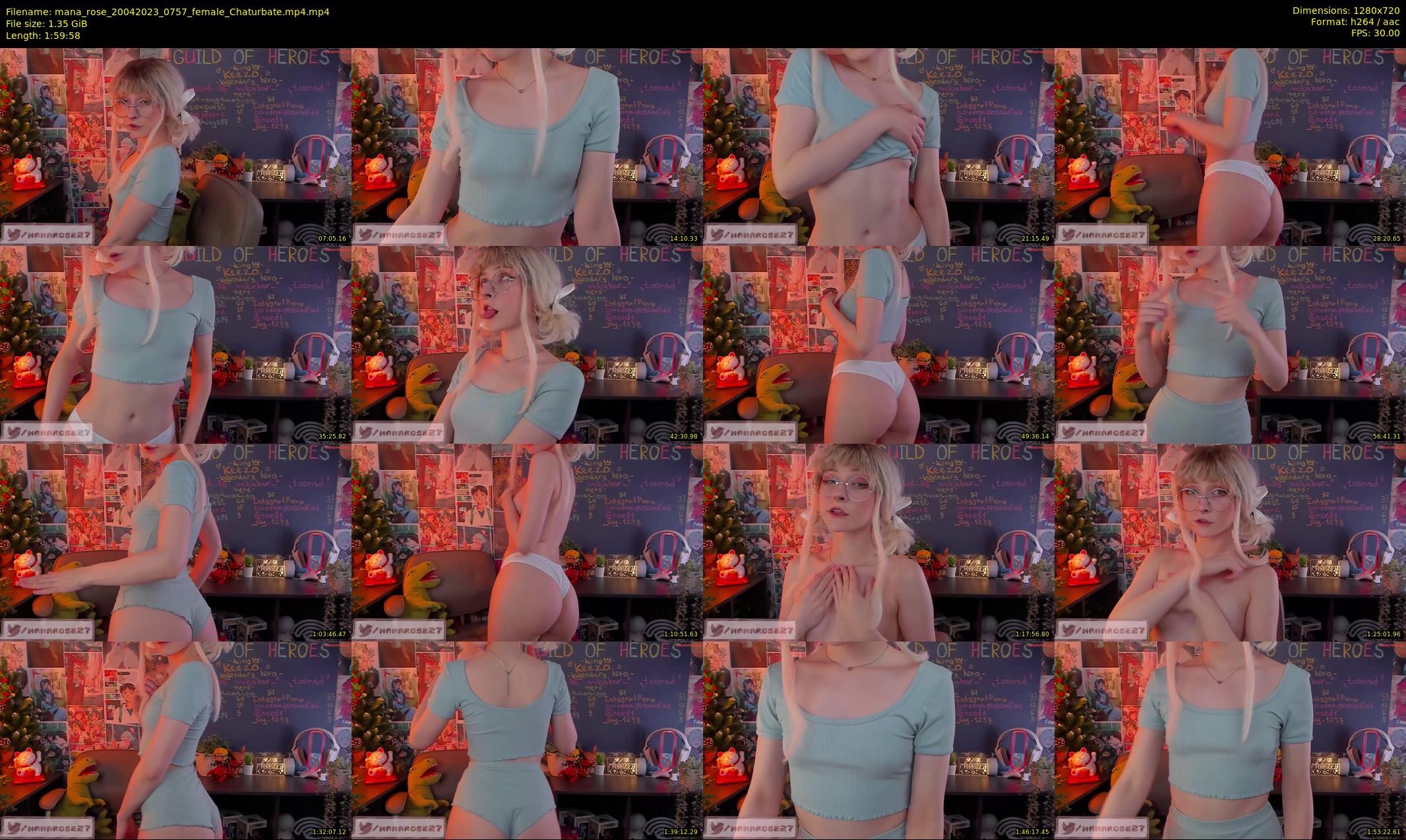 mana_rose — 120 minute Chaturbate female cam show recording, 720p, Apr 20, 2023