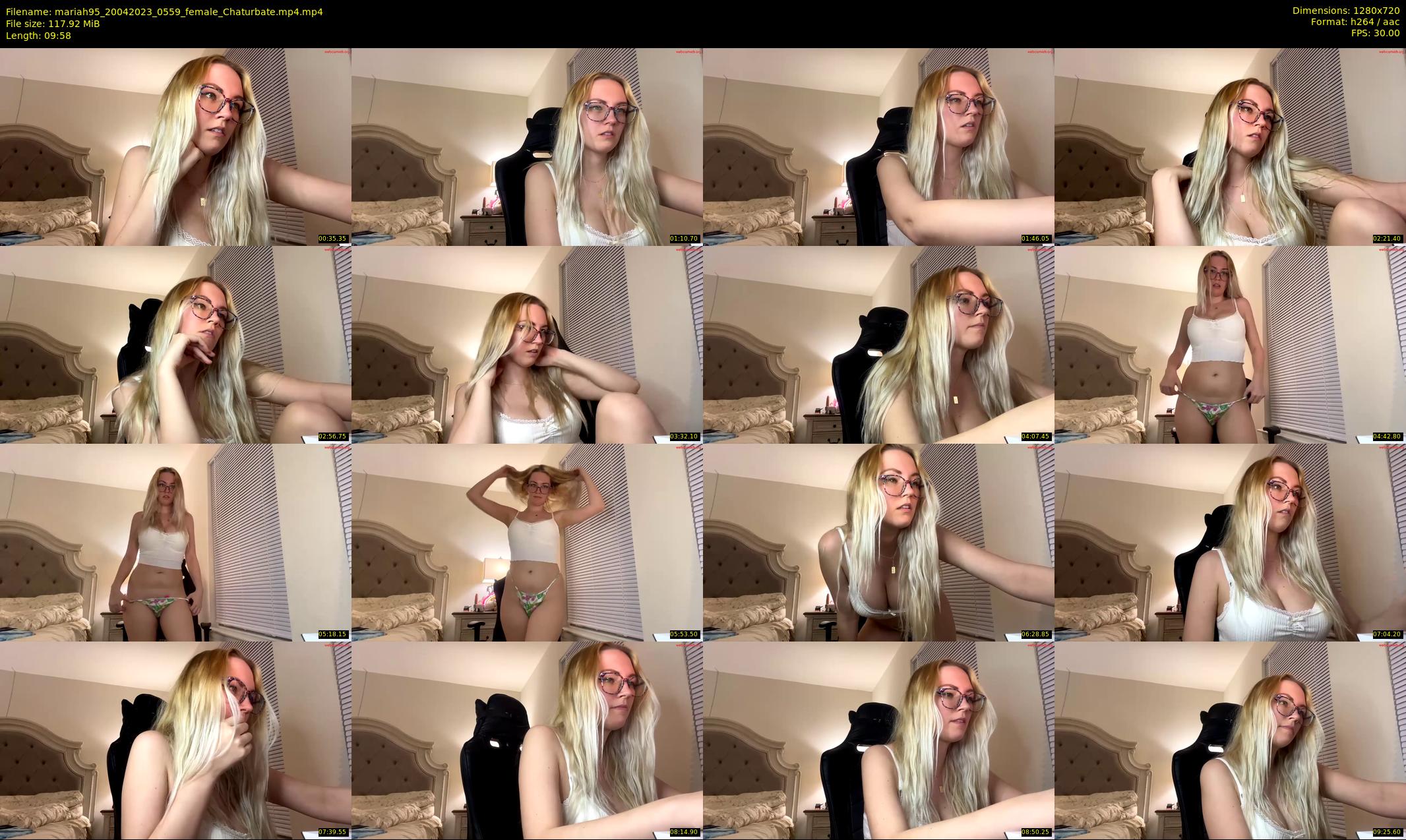 mariah95 — 10 minute Chaturbate female cam show recording, 720p, Apr 20, 2023
