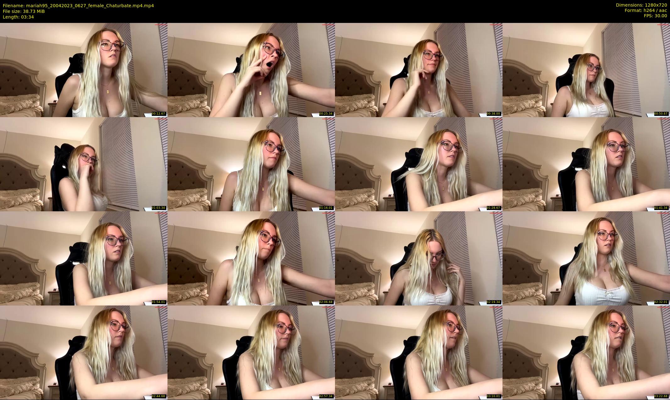 mariah95 — 4 minute Chaturbate female cam show recording, 720p, Apr 20, 2023