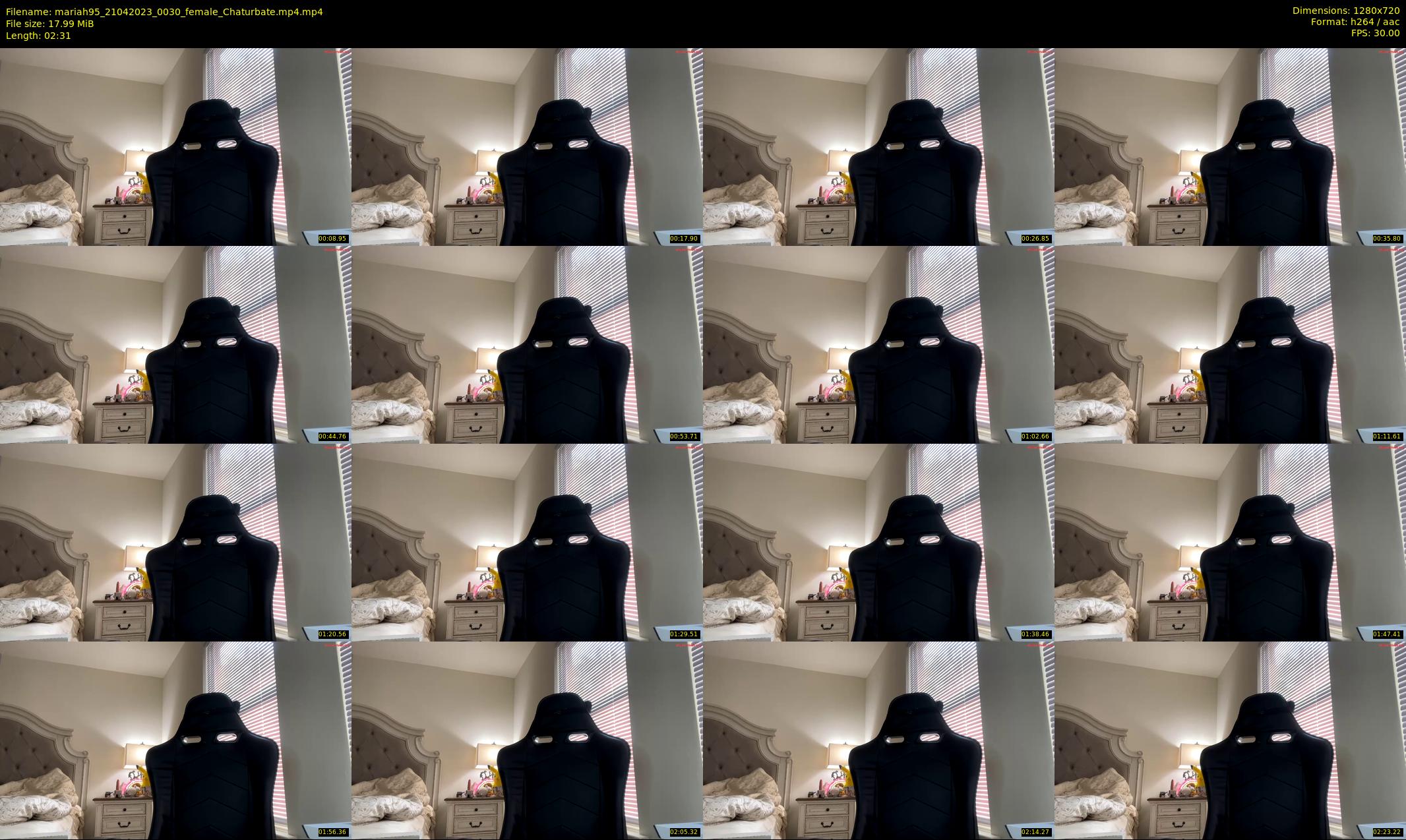 mariah95 — 3 minute Chaturbate female cam show recording, 720p, Apr 21, 2023