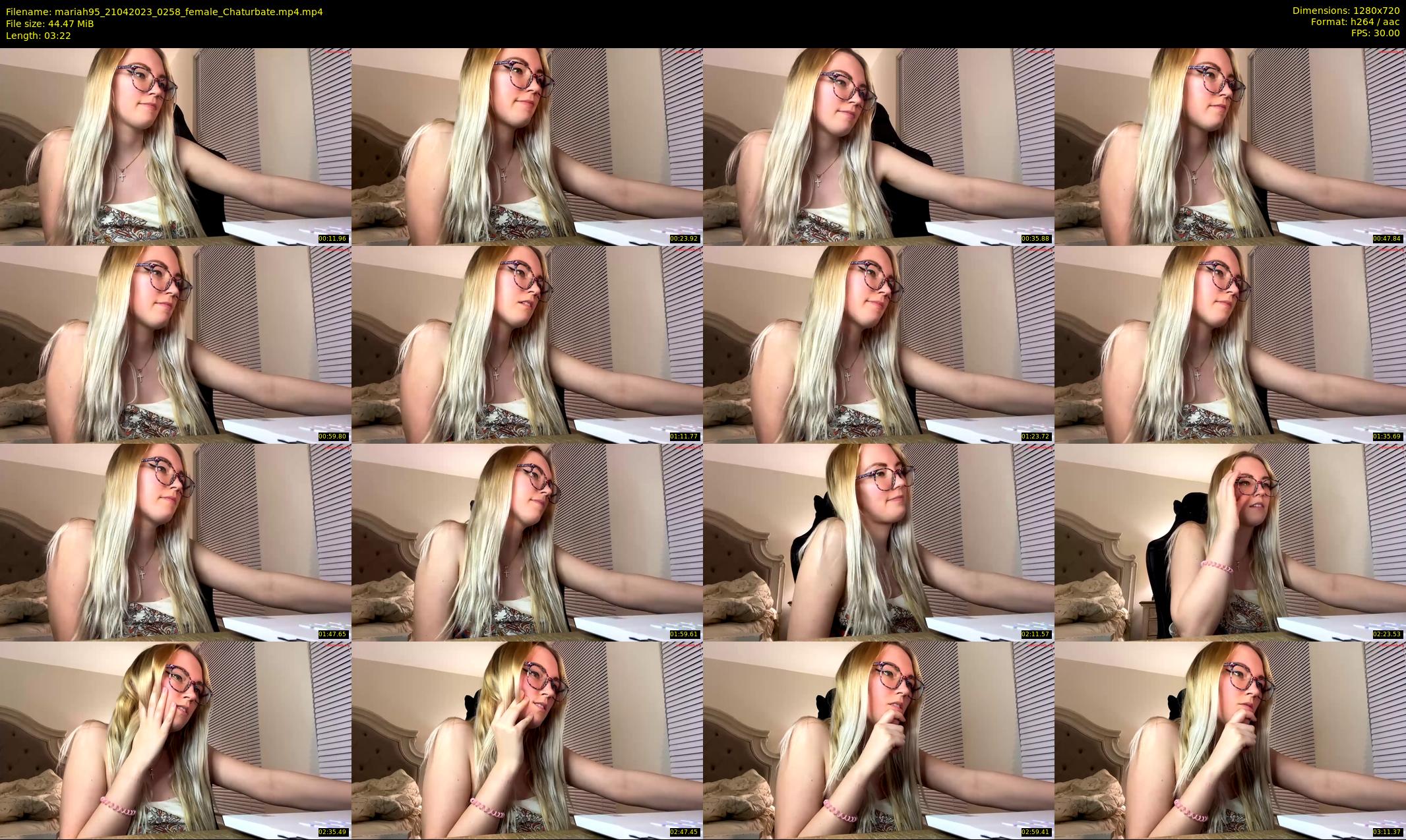 mariah95 — 4 minute Chaturbate female cam show recording, 720p, Apr 21, 2023