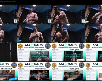 maximus_787 — 13 minute Chaturbate male cam show recording, 720p, Apr 21, 2023