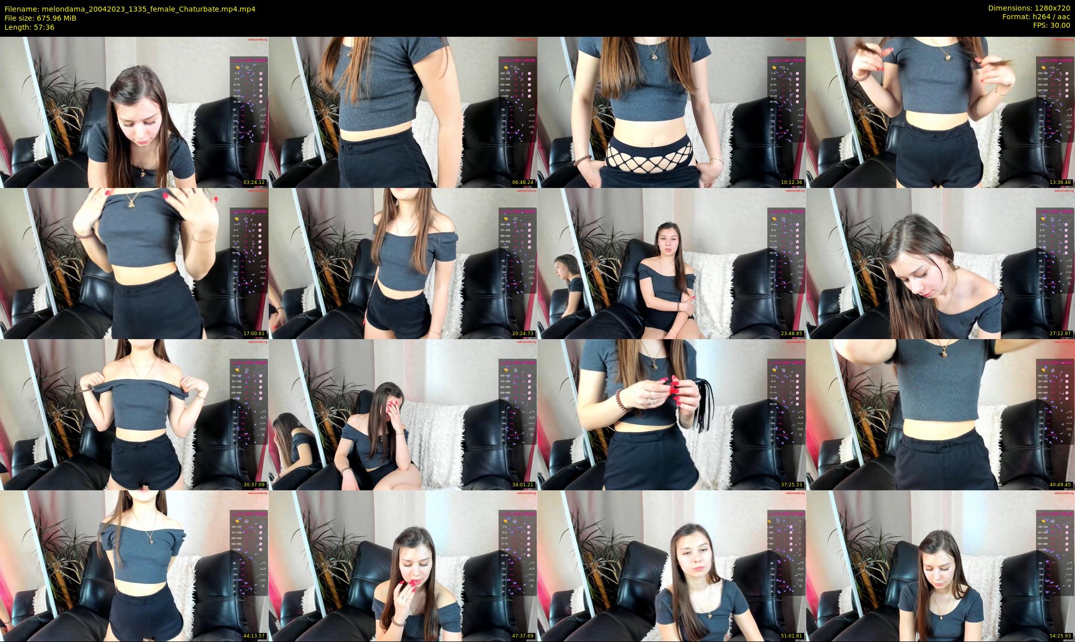 melondama — 58 minute Chaturbate female cam show recording, 720p, Apr 20, 2023