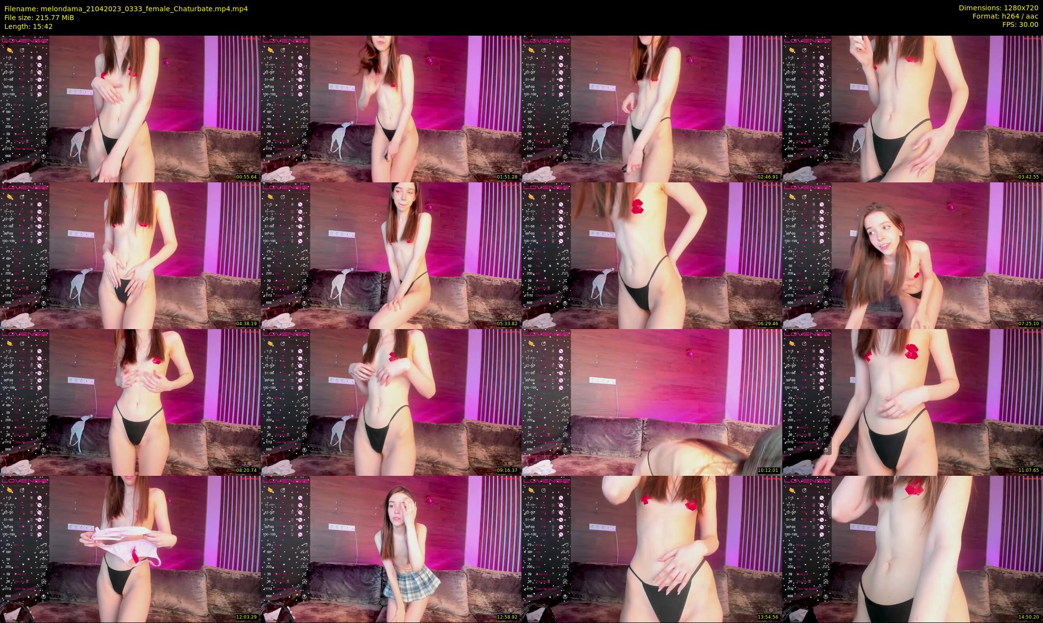 melondama — 16 minute Chaturbate female cam show recording, 720p, Apr 21, 2023