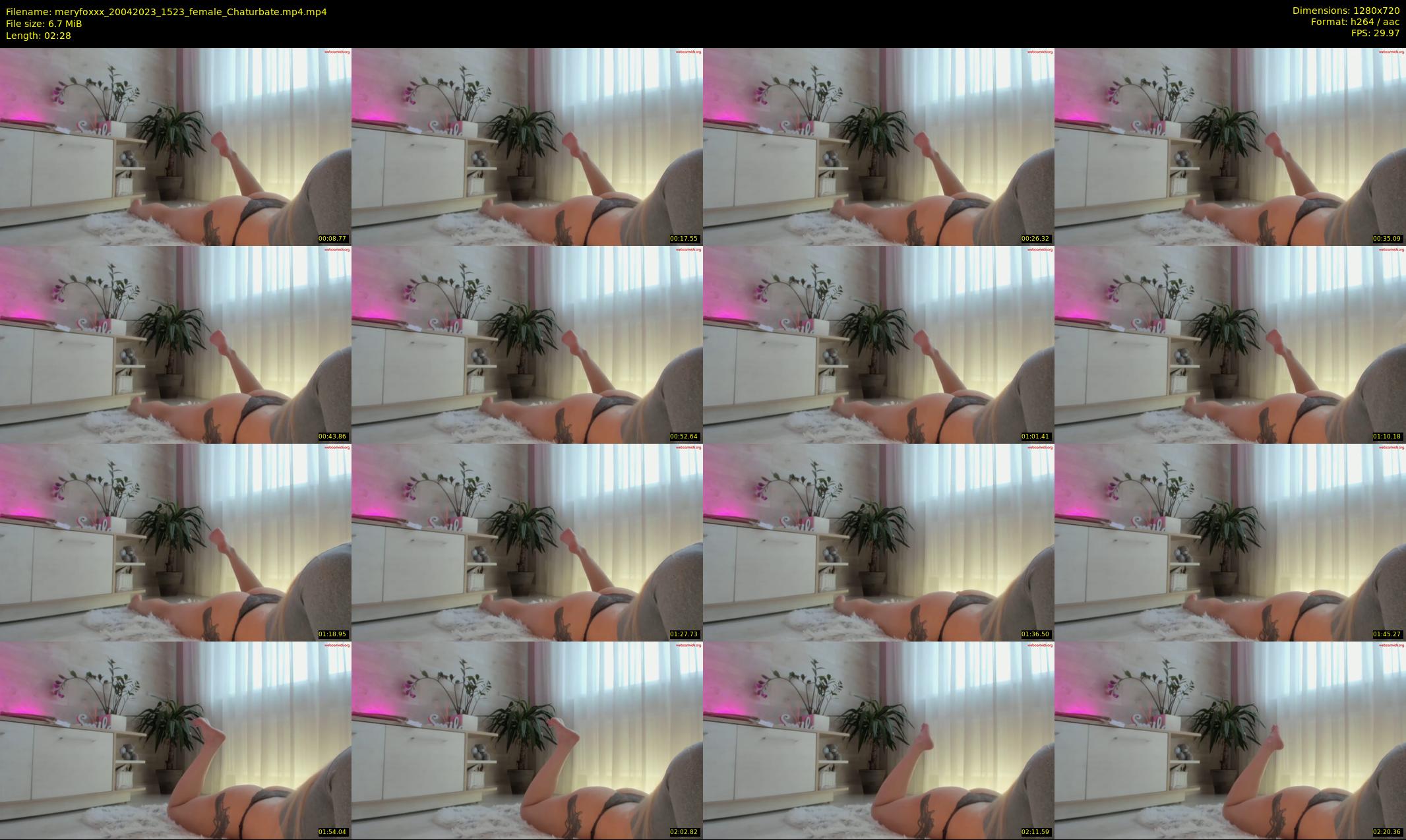meryfoxxx — 3 minute Chaturbate female cam show recording, 720p, Apr 20, 2023