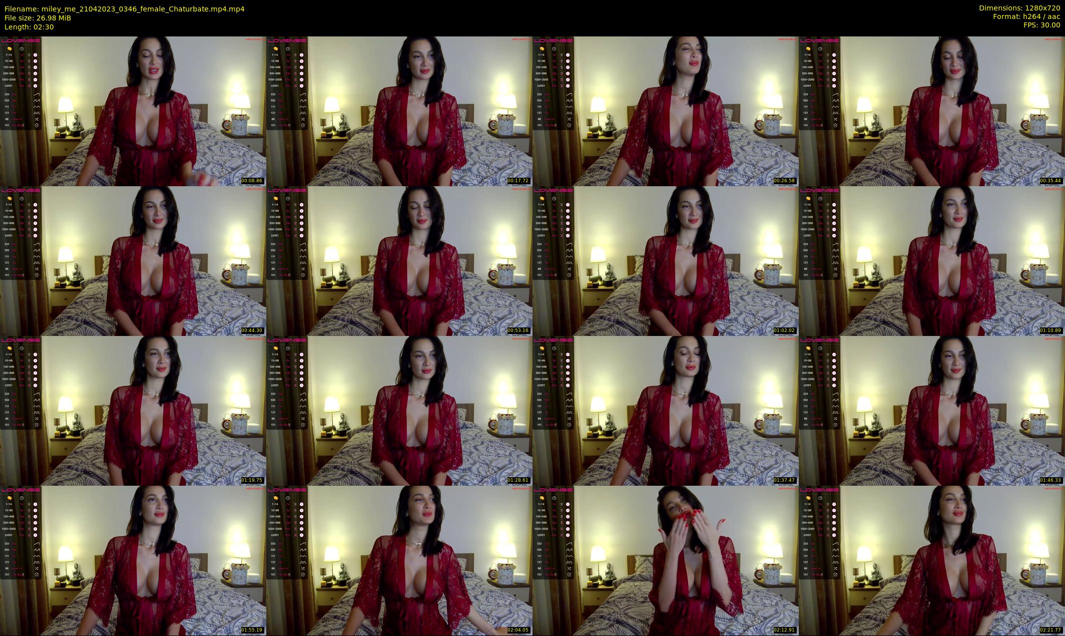 miley_me — 3 minute Chaturbate female cam show recording, 720p, Apr 21, 2023