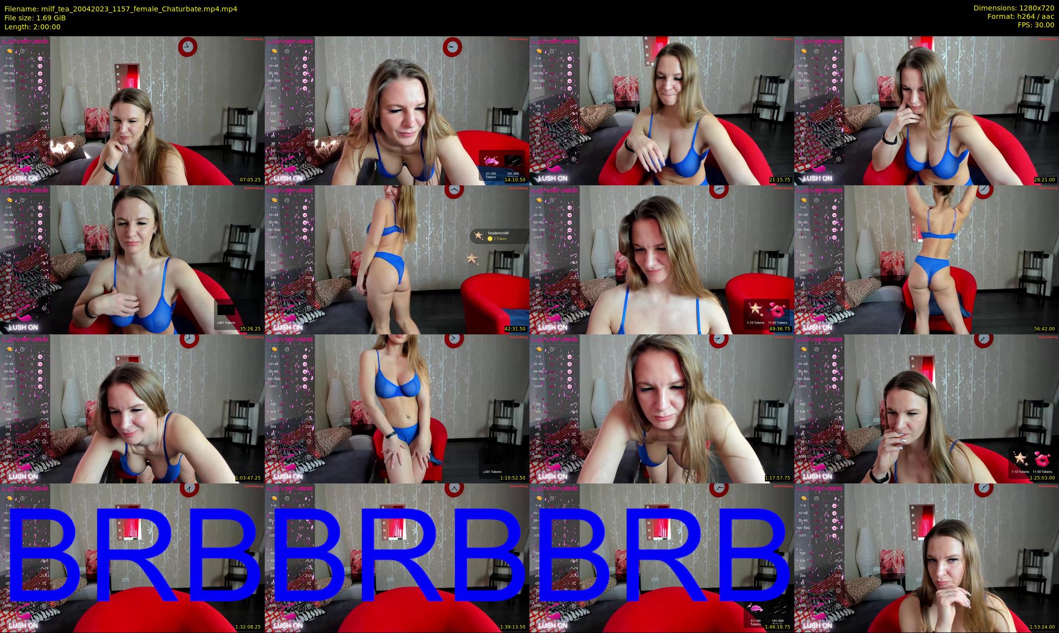 milf_tea — 120 minute Chaturbate female cam show recording, 720p, Apr 20, 2023