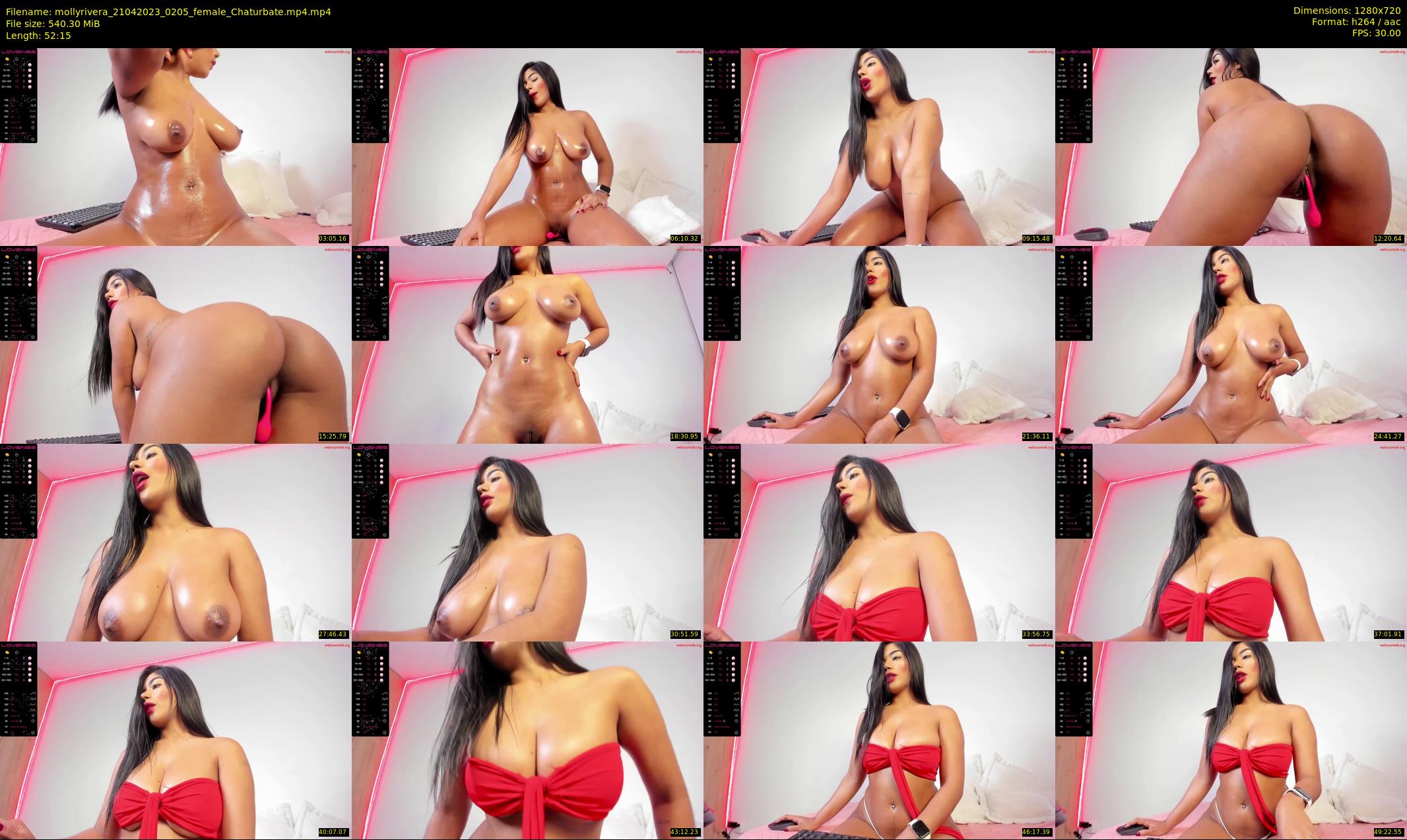 mollyrivera — 53 minute Chaturbate female cam show recording, 720p, Apr 21, 2023