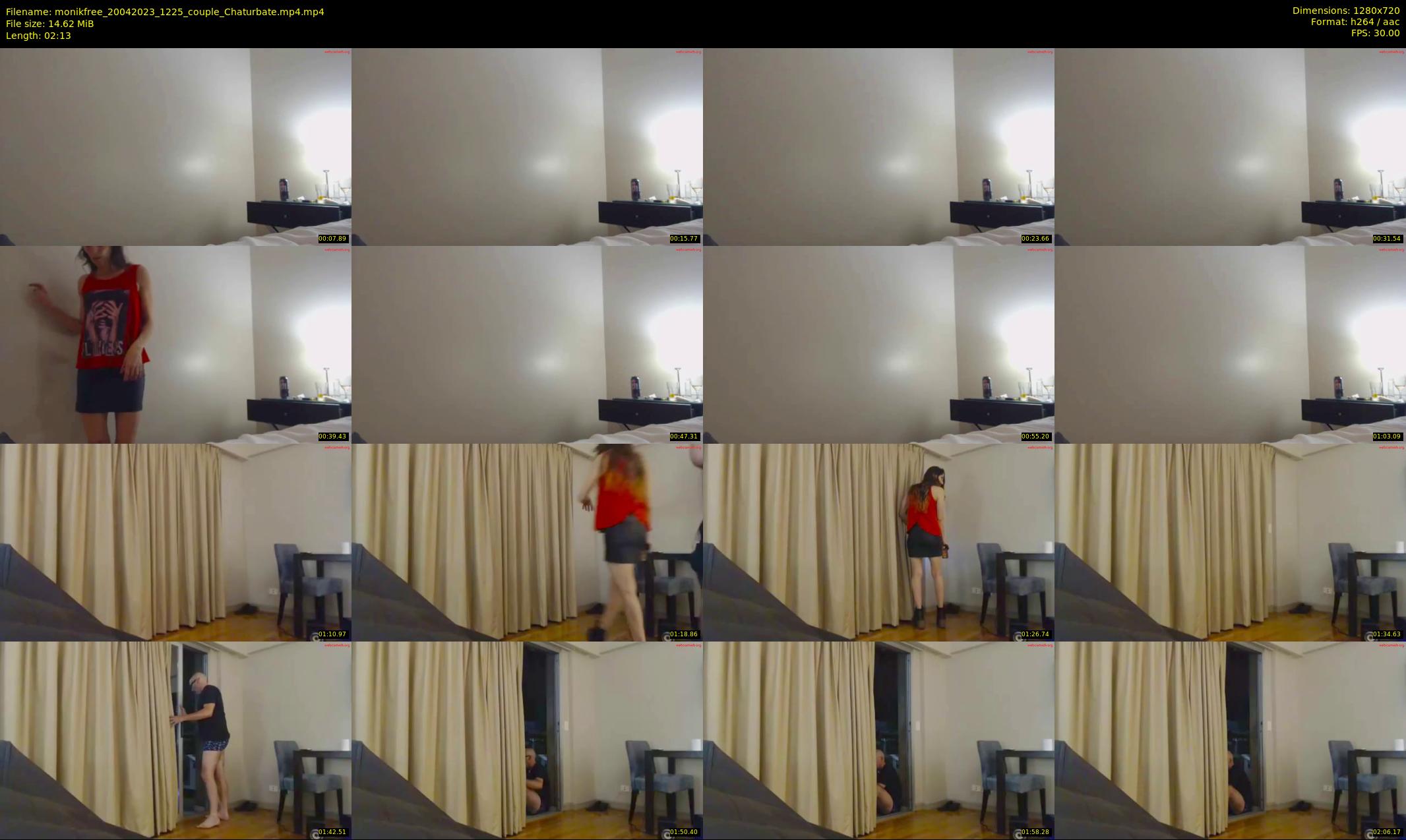 monikfree — 3 minute Chaturbate couple cam show recording, 720p, Apr 20, 2023