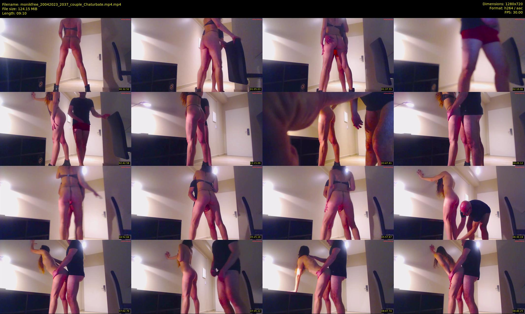 monikfree — 10 minute Chaturbate couple cam show recording, 720p, Apr 20, 2023