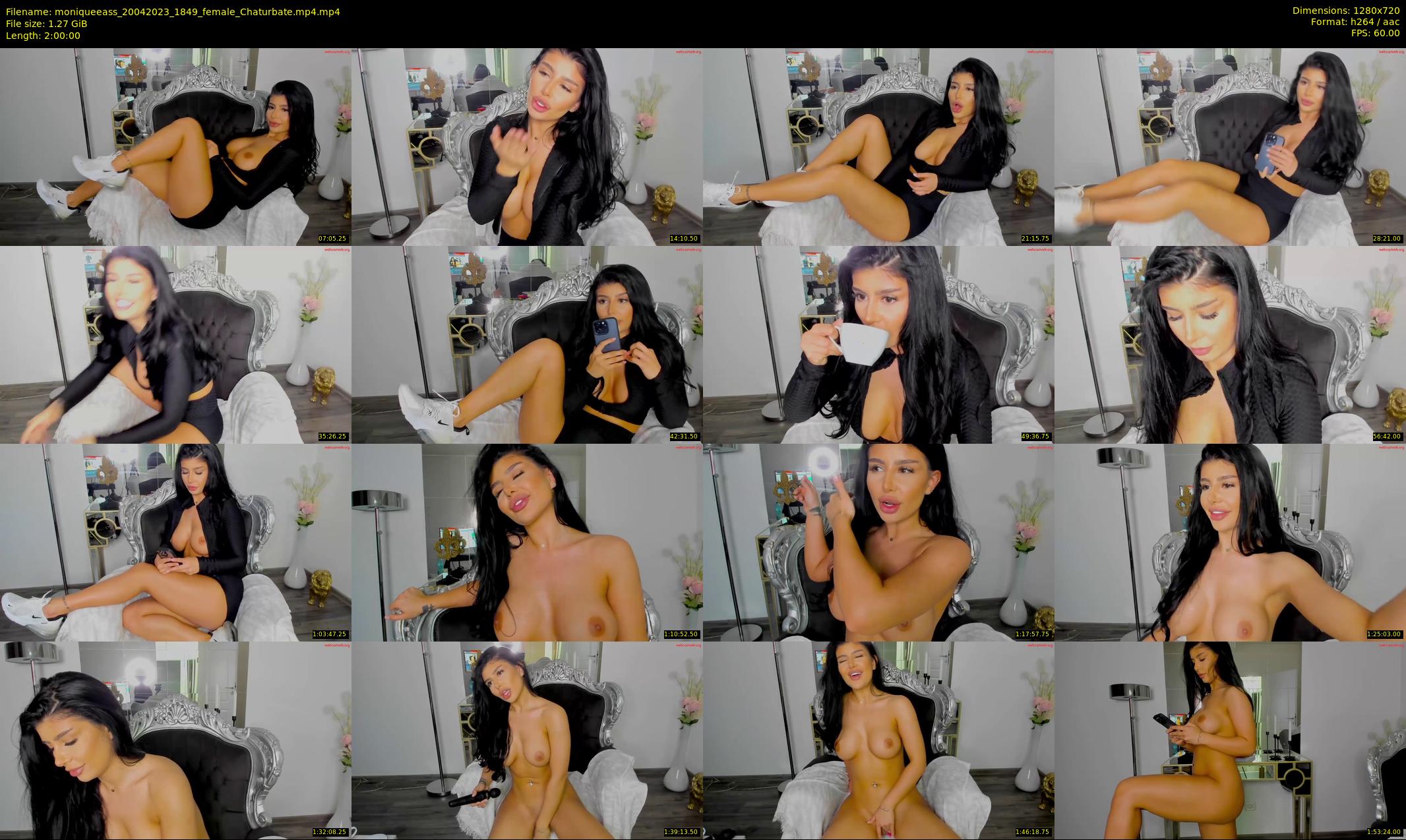 moniqueeass — 120 minute Chaturbate female cam show recording, 720p, Apr 20, 2023