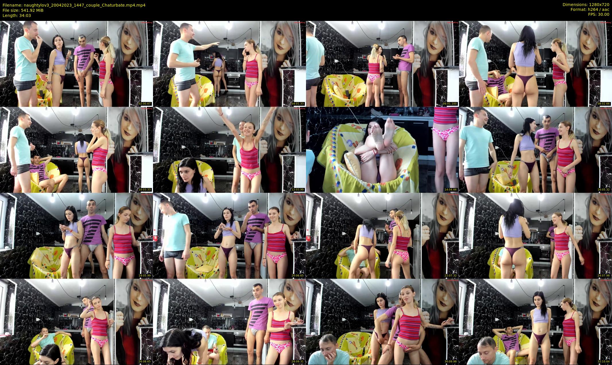 naughtylov3 — 35 minute Chaturbate couple cam show recording, 720p, Apr 20, 2023