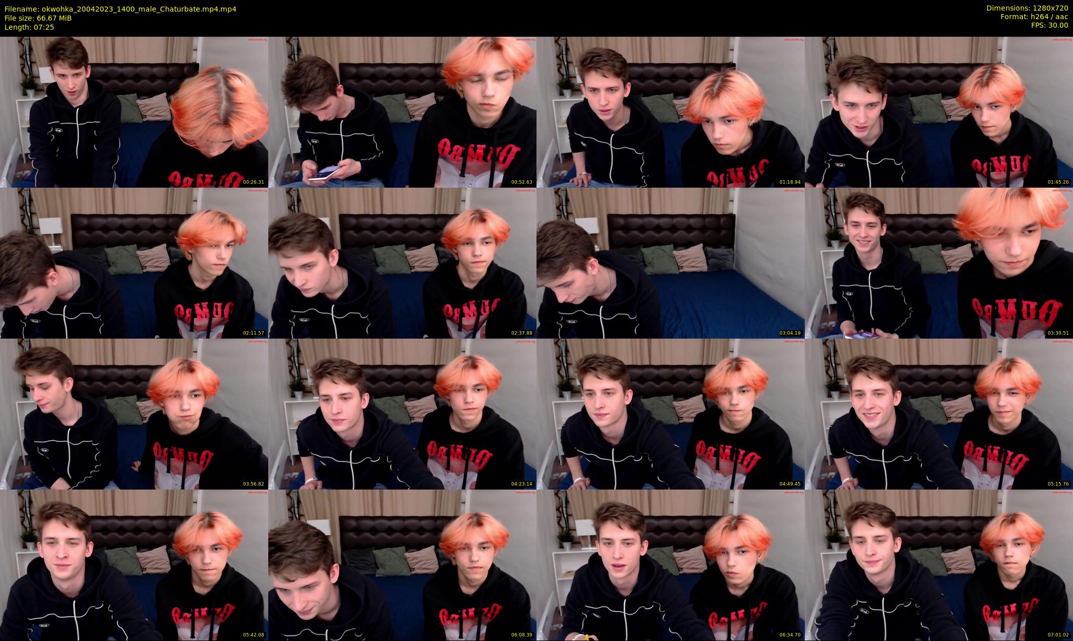 okwohka — 8 minute Chaturbate couple cam show recording, 720p, Apr 20, 2023