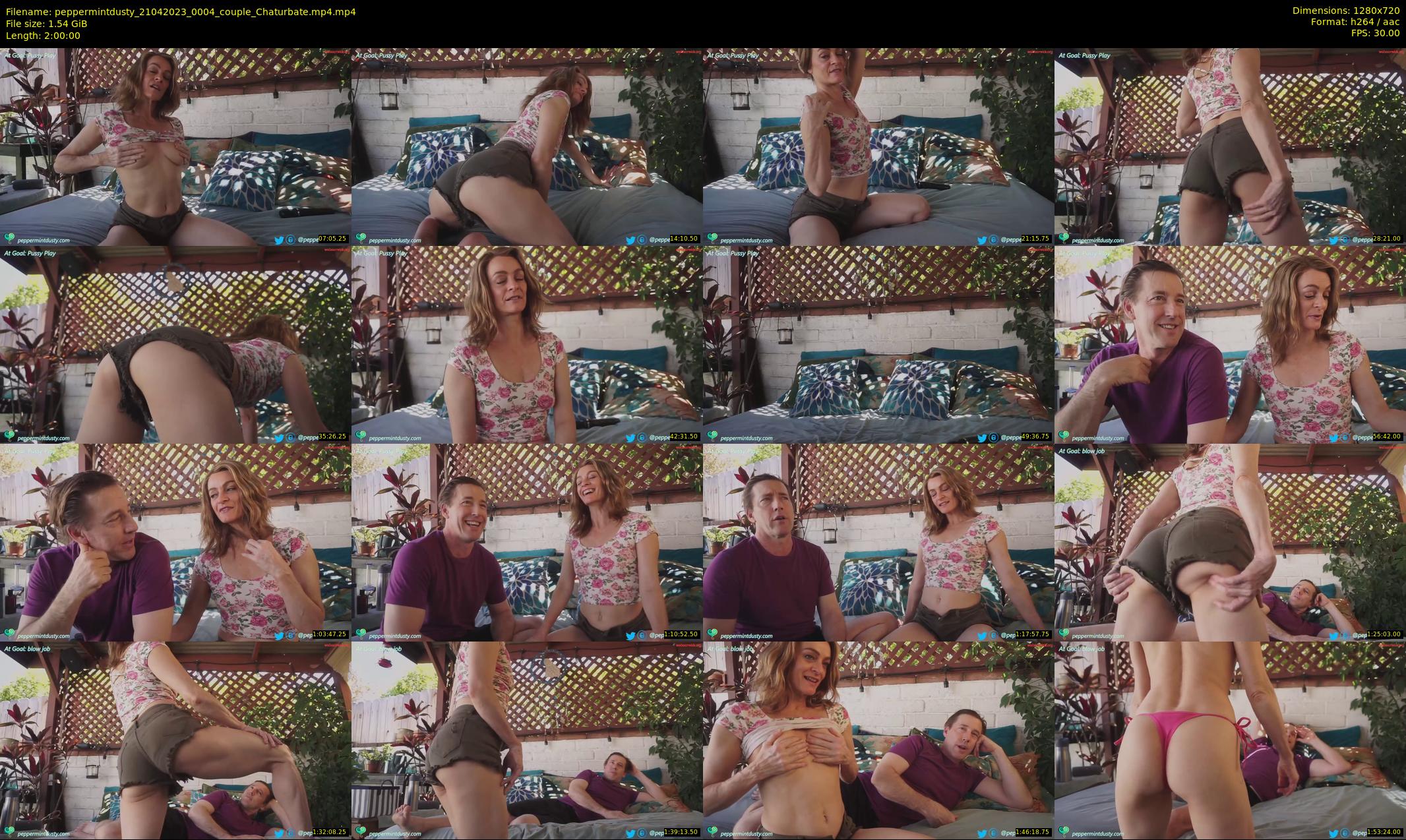 peppermintdusty — 120 minute Chaturbate couple cam show recording, 720p, Apr 21, 2023