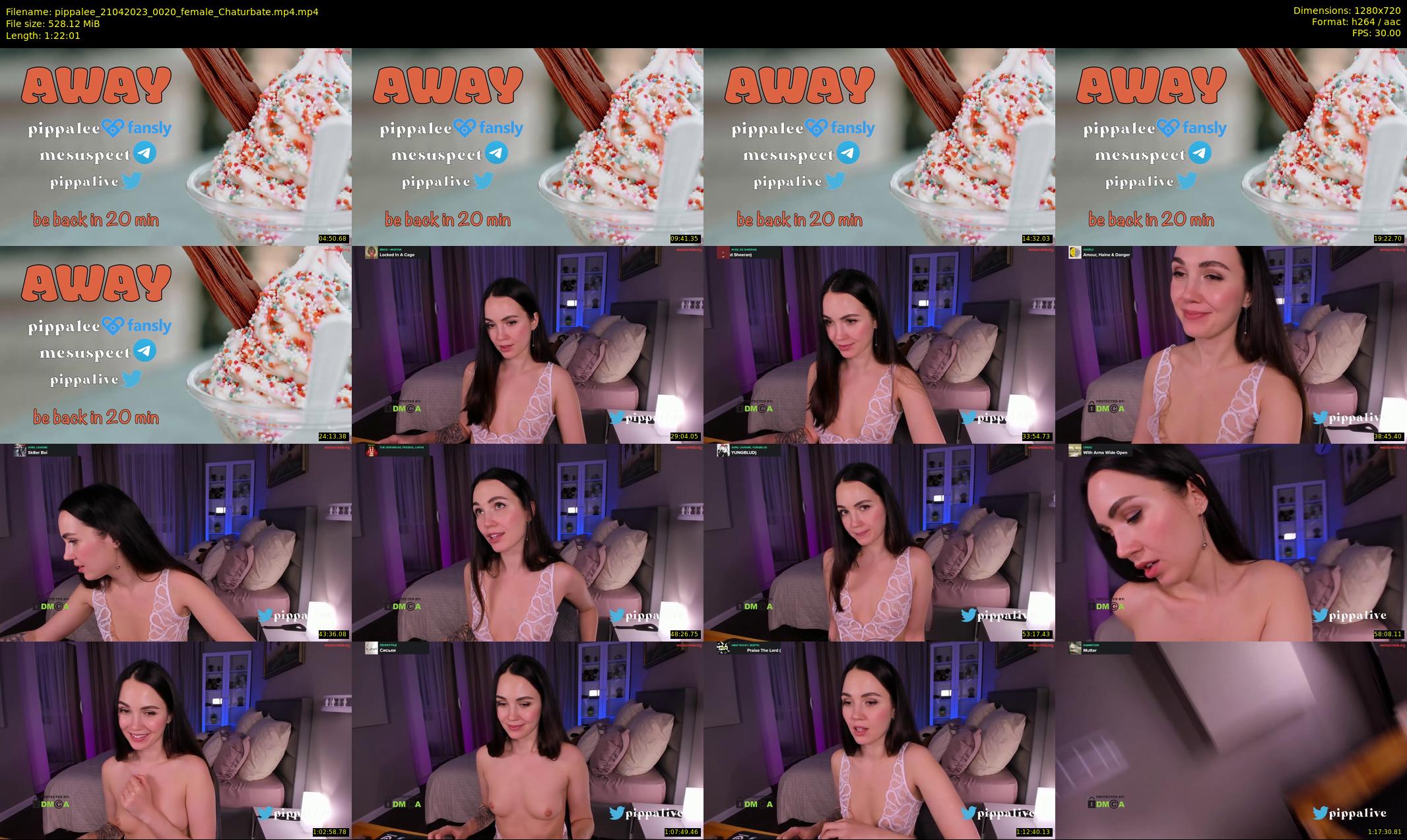 pippalee — 83 minute Chaturbate female cam show recording, 720p, Apr 21, 2023