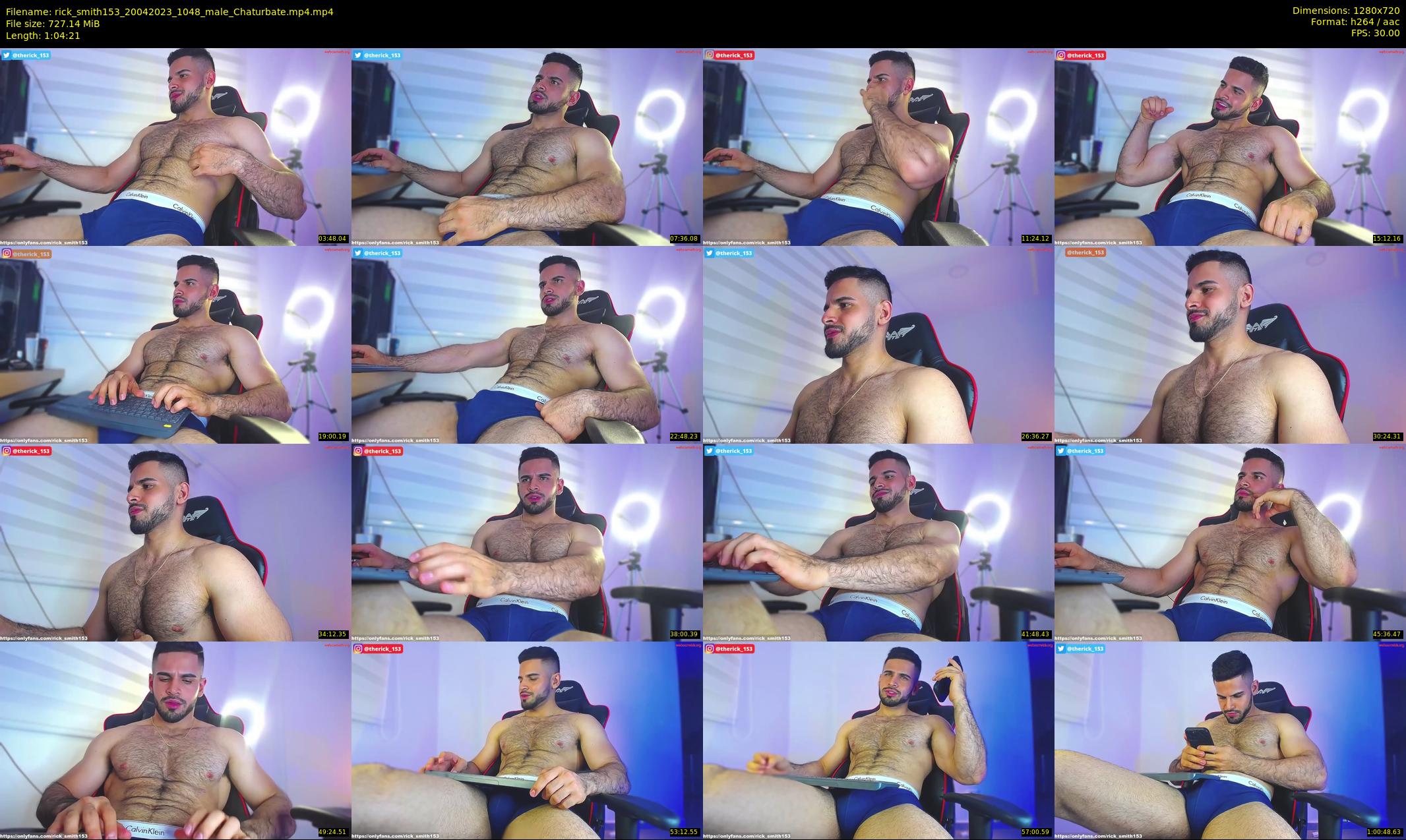 rick_smith153 — 65 minute Chaturbate male cam show recording, 720p, Apr 20, 2023