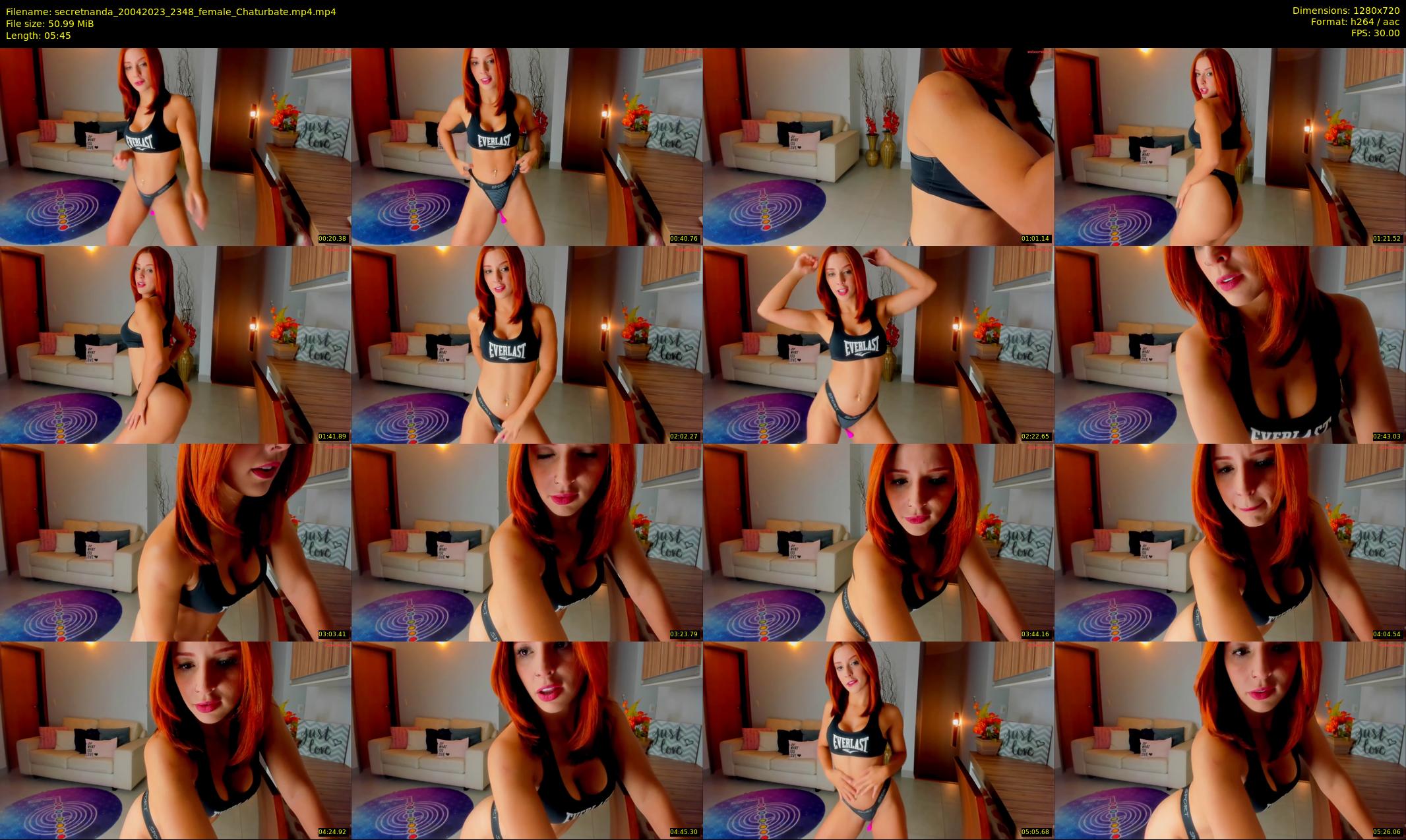 secretnanda — 6 minute Chaturbate female cam show recording, 720p, Apr 20, 2023