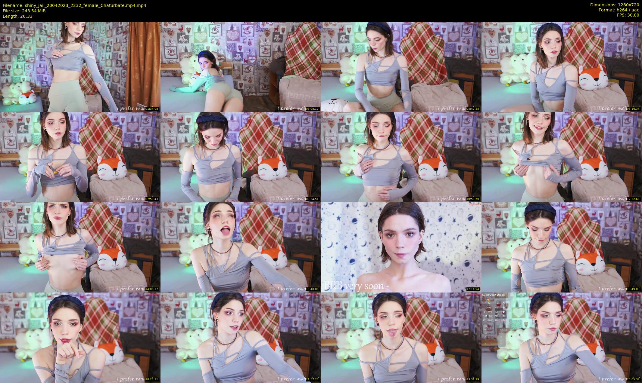 shiny_jail — 27 minute Chaturbate female cam show recording, 720p, Apr 20, 2023