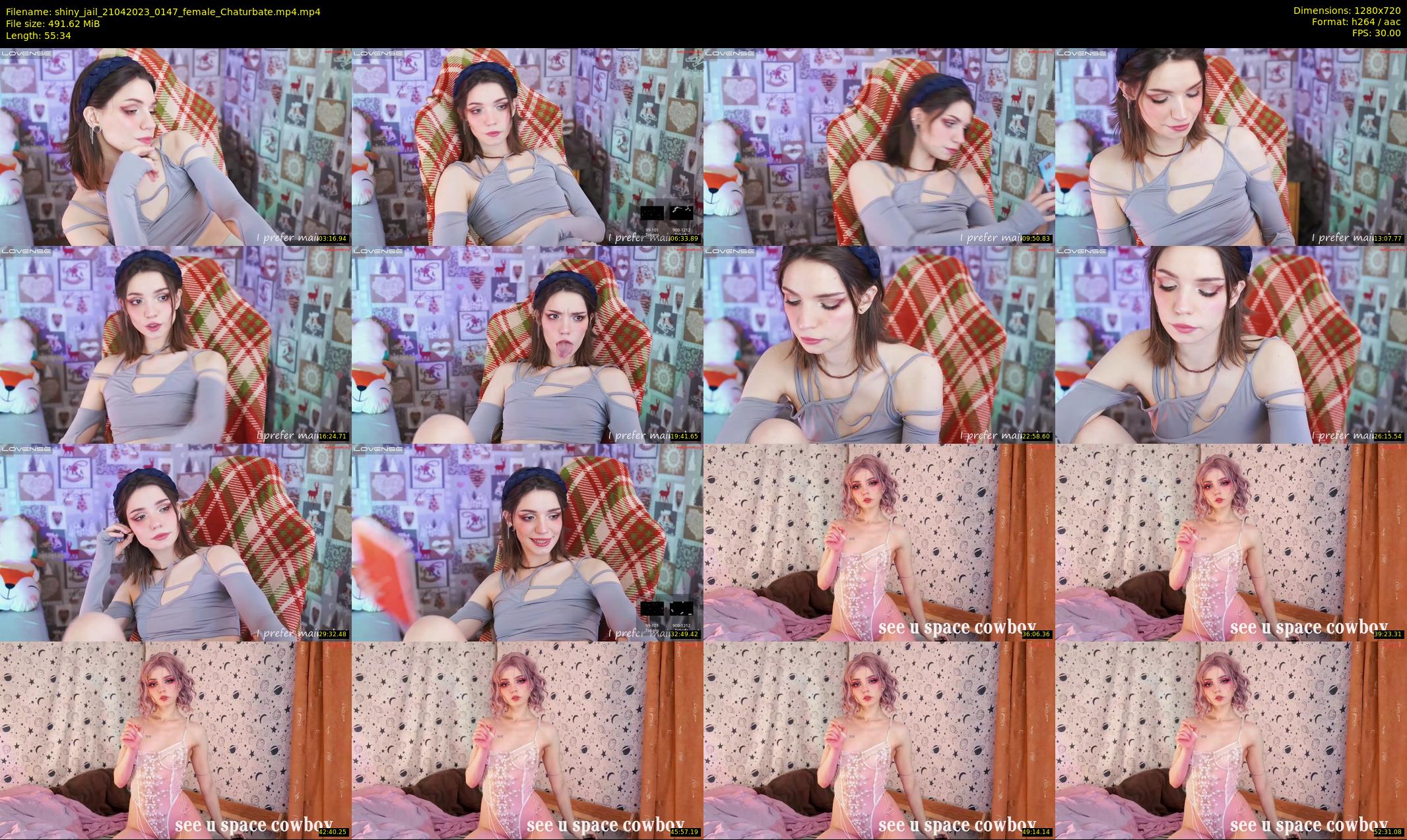 shiny_jail — 56 minute Chaturbate female cam show recording, 720p, Apr 21, 2023