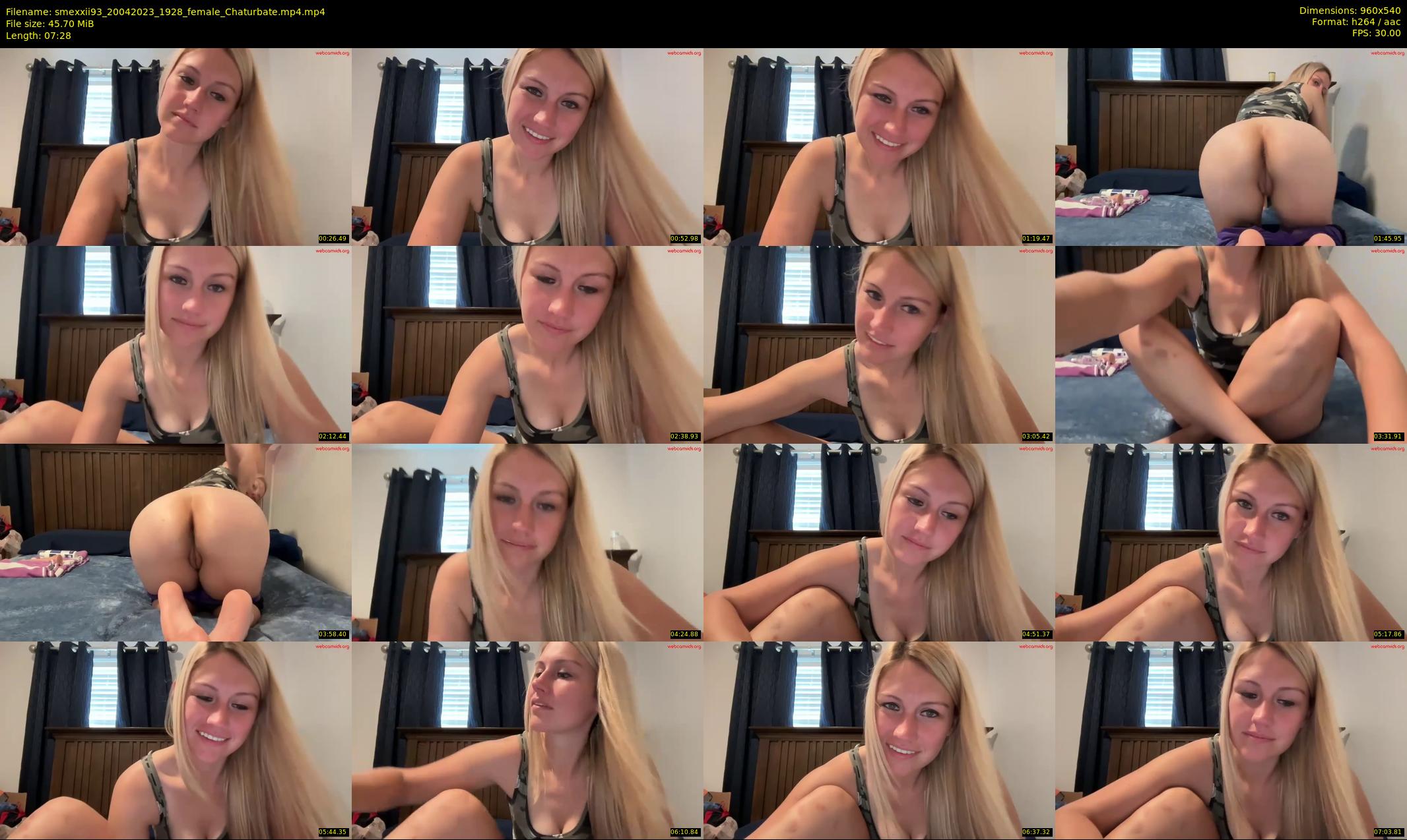 smexxii93 — 8 minute Chaturbate female cam show recording, 480p, Apr 20, 2023