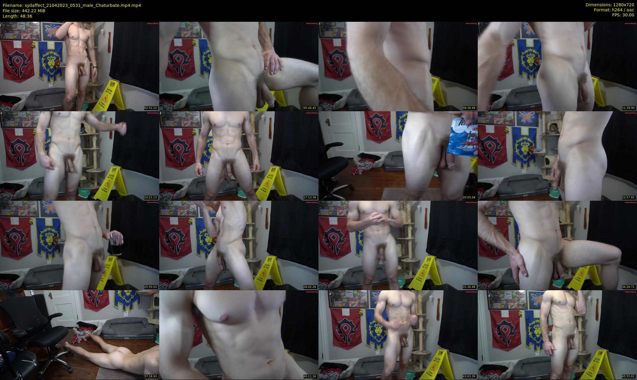 sydaffect — 49 minute Chaturbate male cam show recording, 720p, Apr 21, 2023