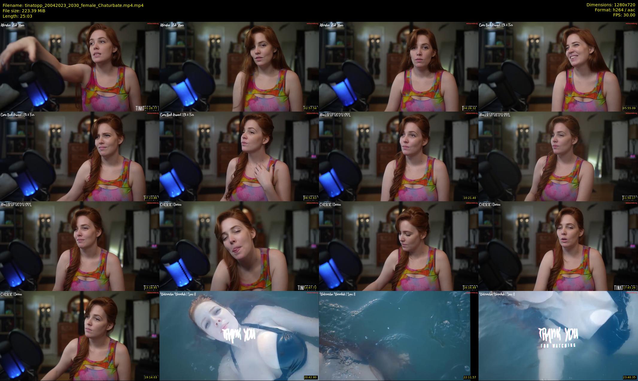 tinatopp — 26 minute Chaturbate female cam show recording, 720p, Apr 20, 2023