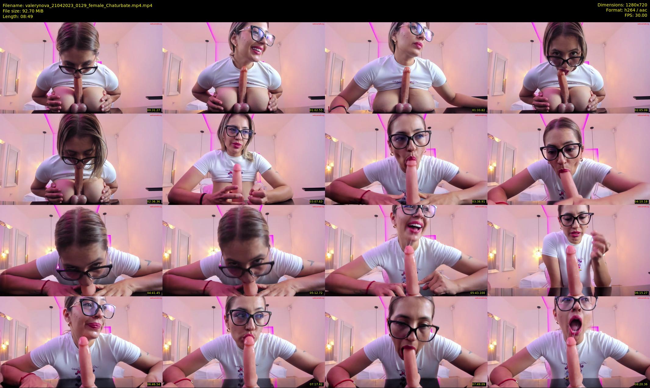 valerynova — 9 minute Chaturbate female cam show recording, 720p, Apr 21, 2023