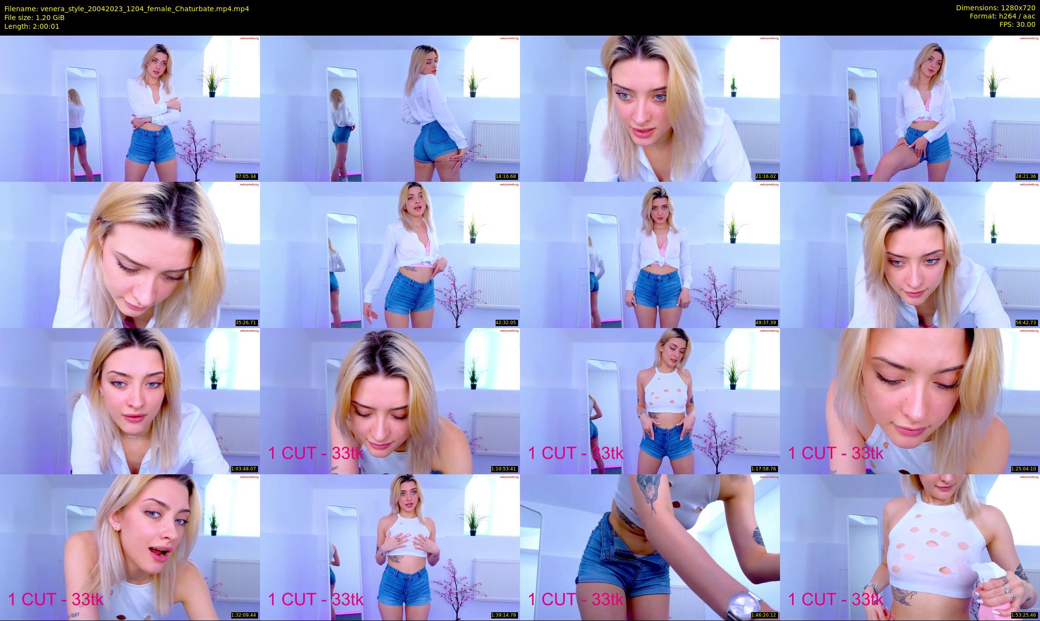 venera_style — 121 minute Chaturbate female cam show recording, 720p, Apr 20, 2023