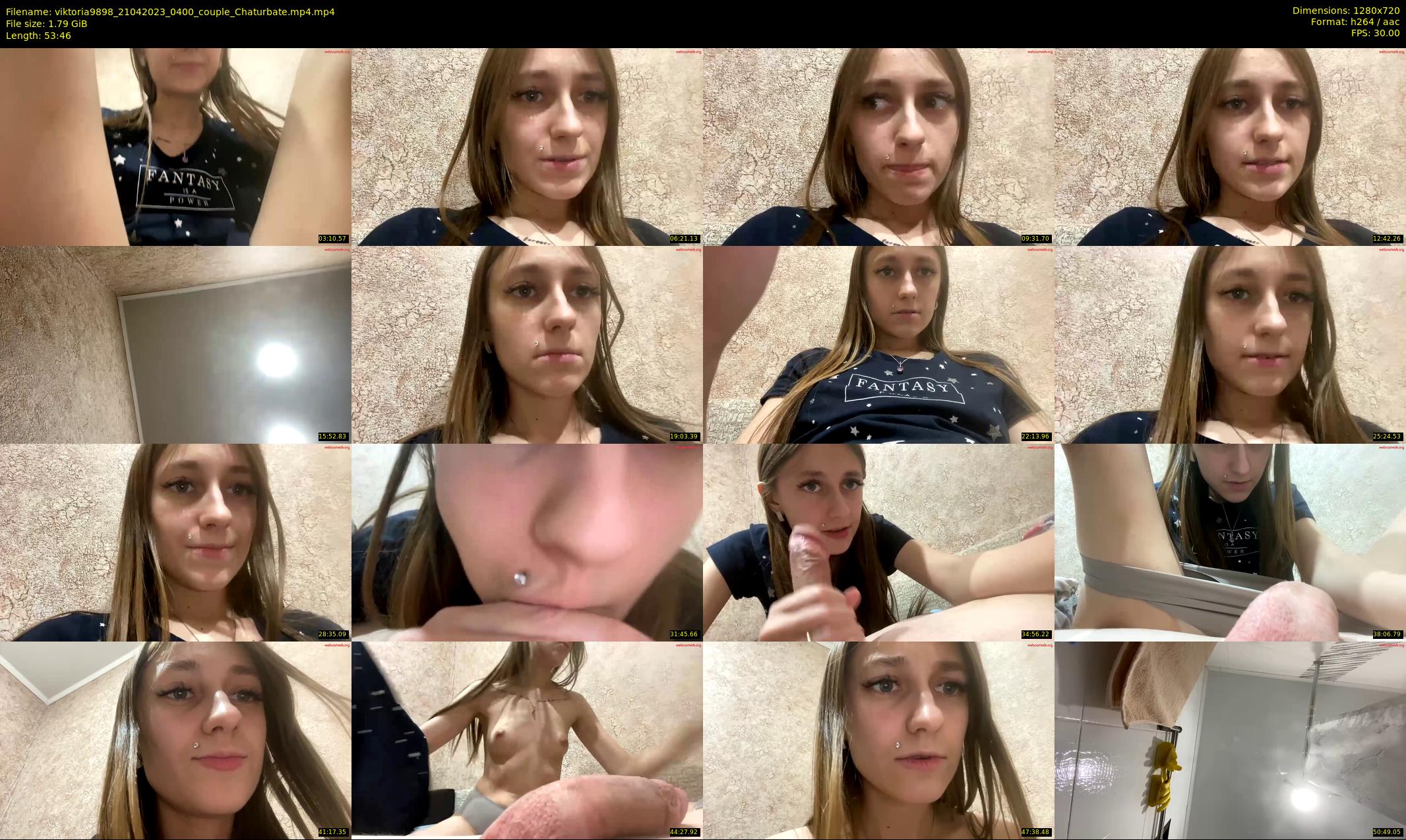 viktoria9898 — 54 minute Chaturbate couple cam show recording, 720p, Apr 21, 2023