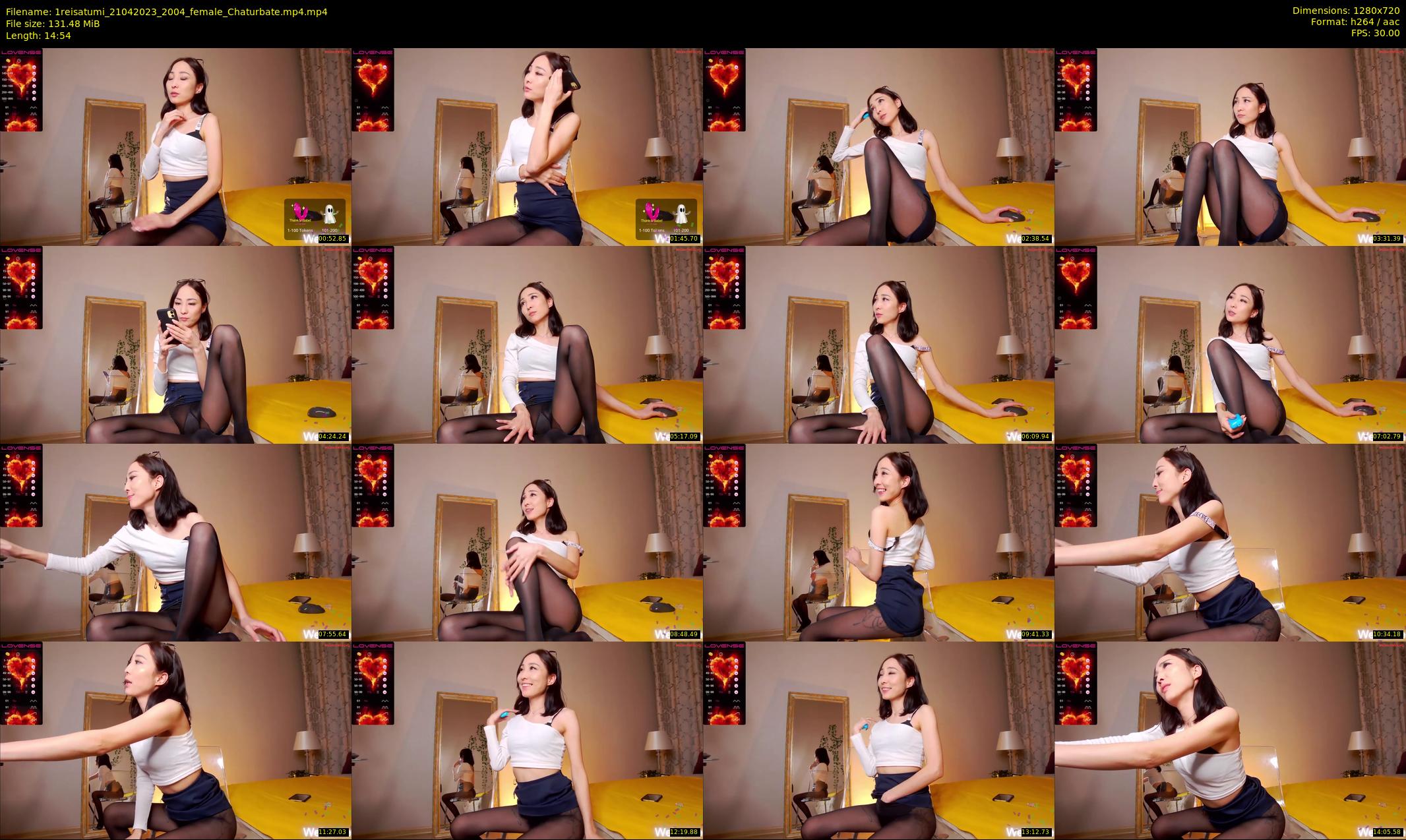 1reisatumi — 15 minute Chaturbate female cam show recording, 720p, Apr 21, 2023