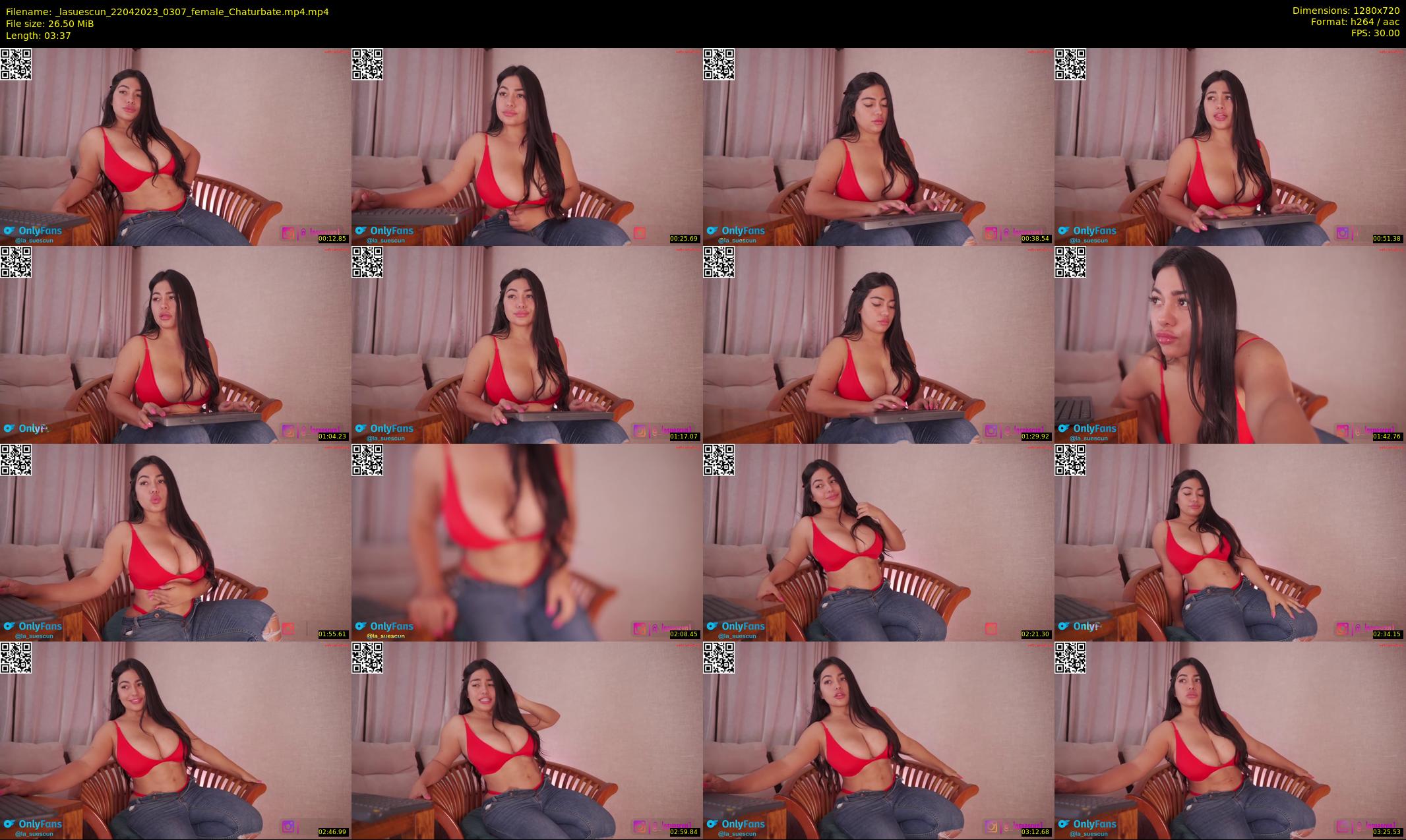 _lasuescun — 4 minute Chaturbate female cam show recording, 720p, Apr 22, 2023