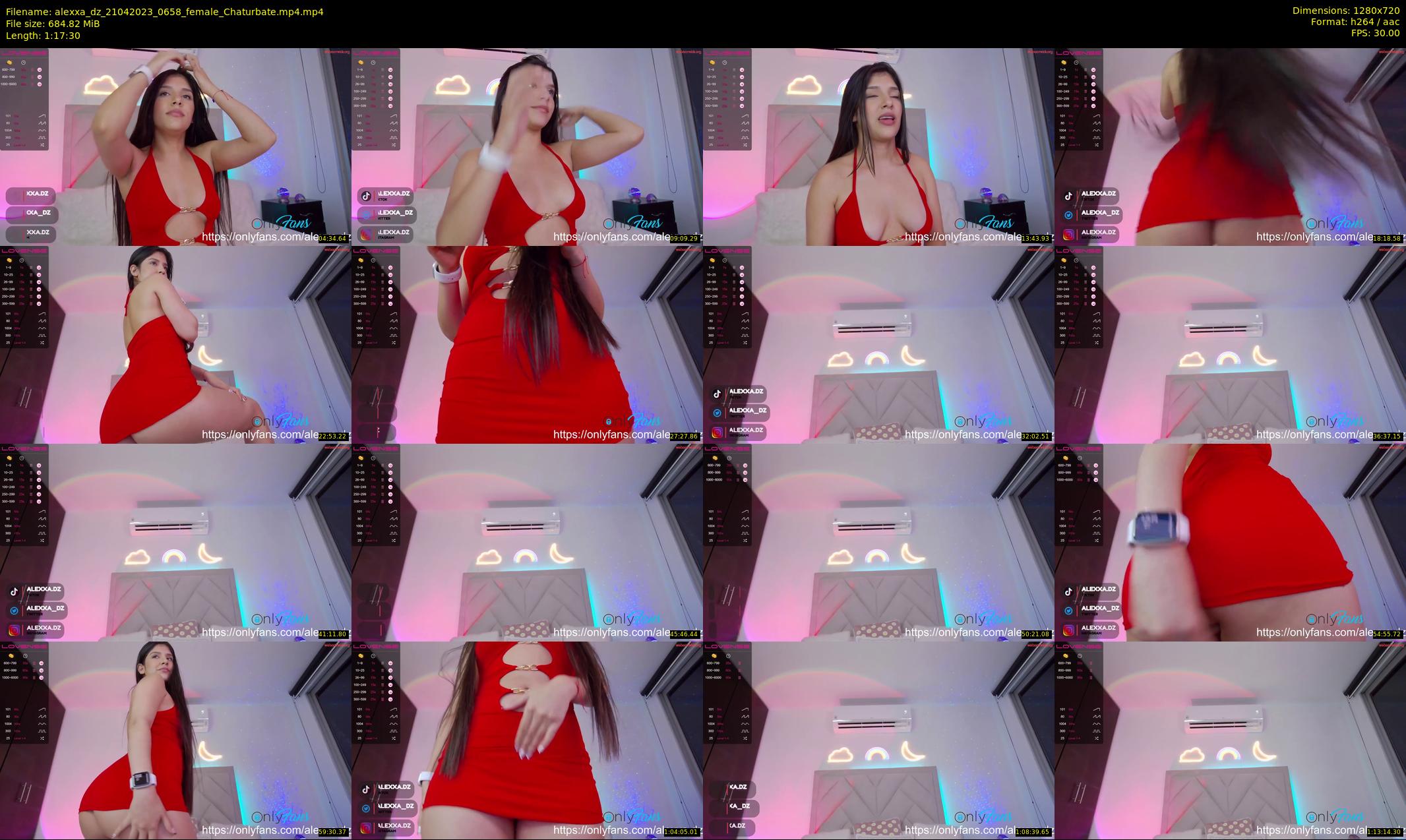 alexxa_dz — 78 minute Chaturbate female cam show recording, 720p, Apr 21, 2023