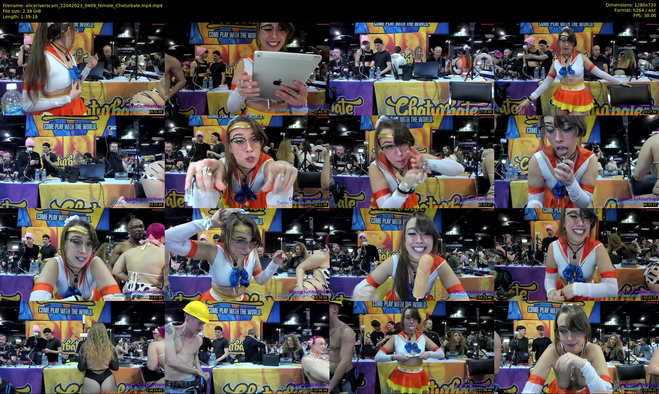 aliceriverscam — 100 minute Chaturbate female cam show recording, 720p, Apr 22, 2023