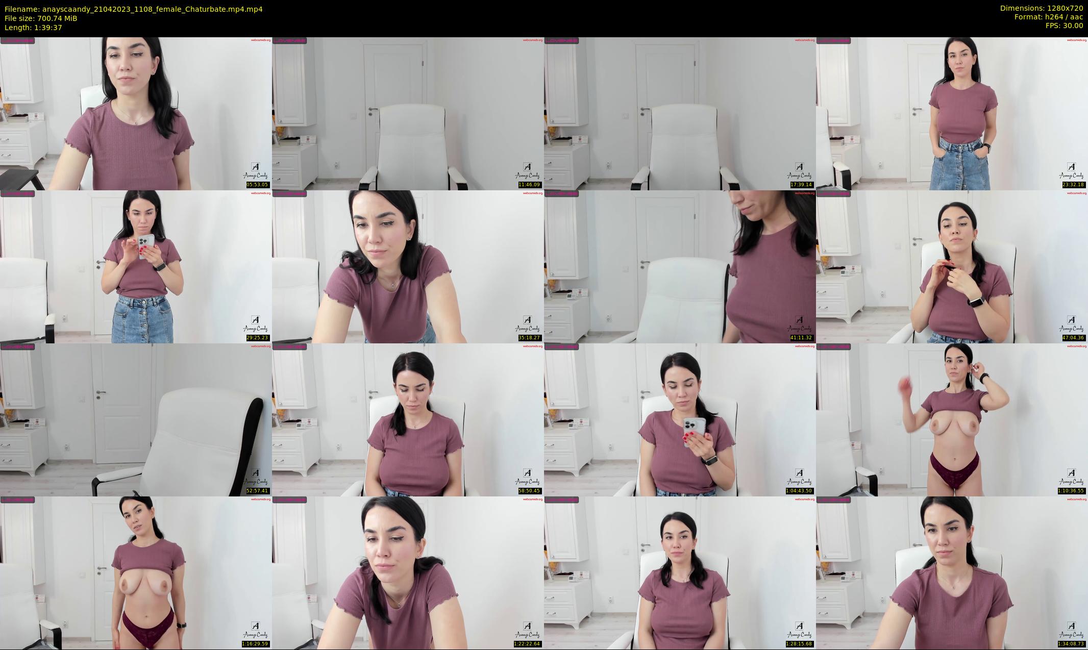 anayscaandy — 100 minute Chaturbate female cam show recording, 720p, Apr 21, 2023