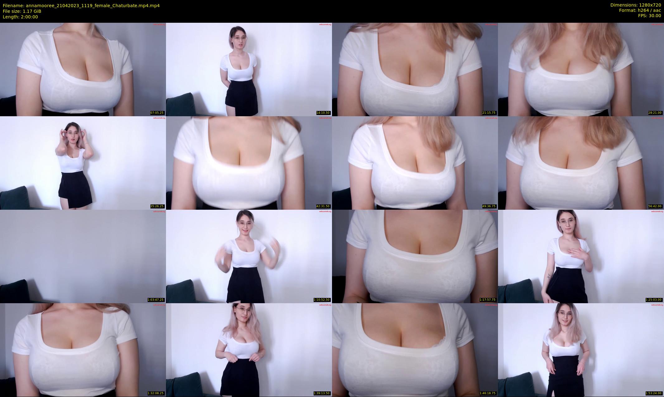 annamooree — 120 minute Chaturbate female cam show recording, 720p, Apr 21, 2023