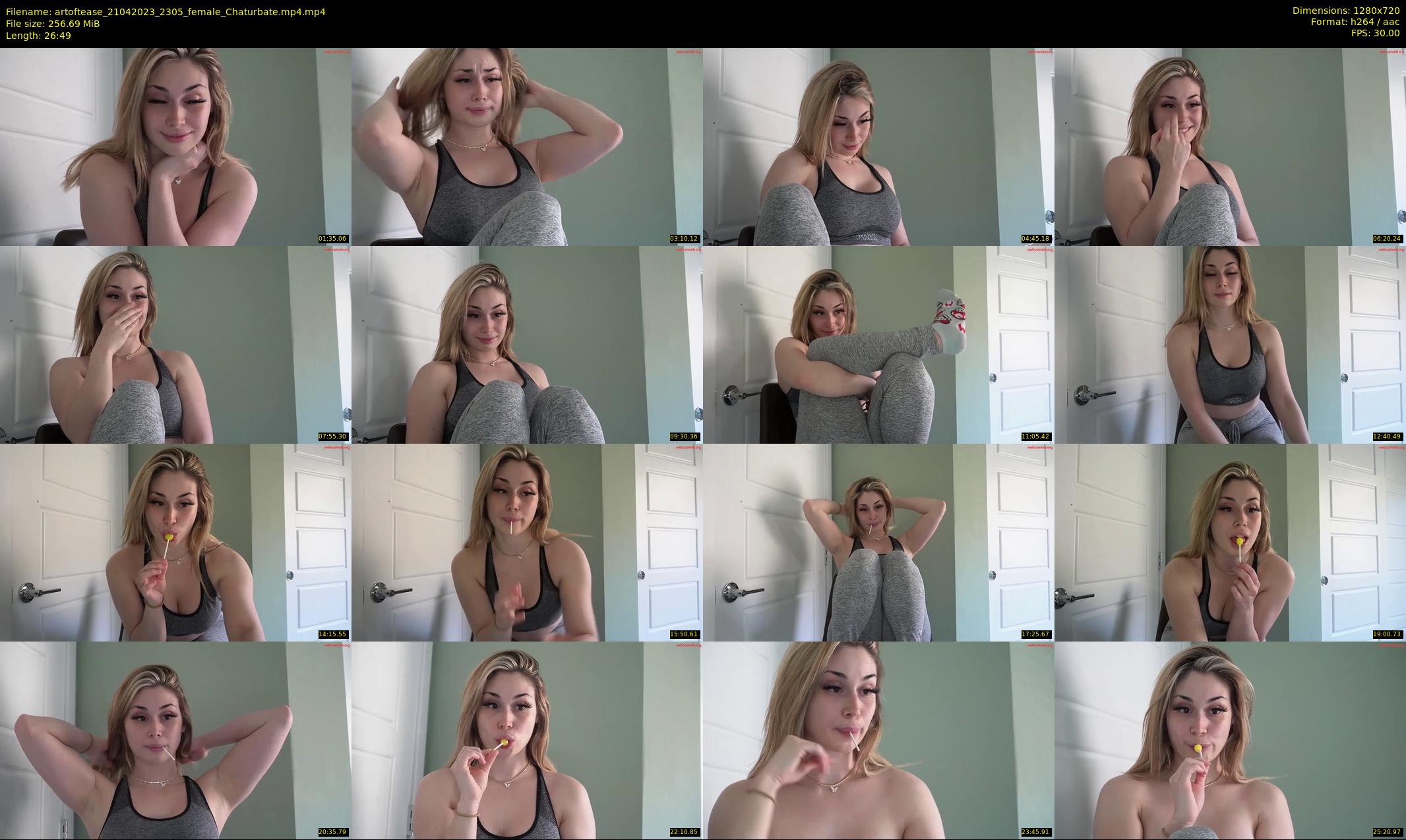artoftease — 27 minute Chaturbate female cam show recording, 720p, Apr 21, 2023