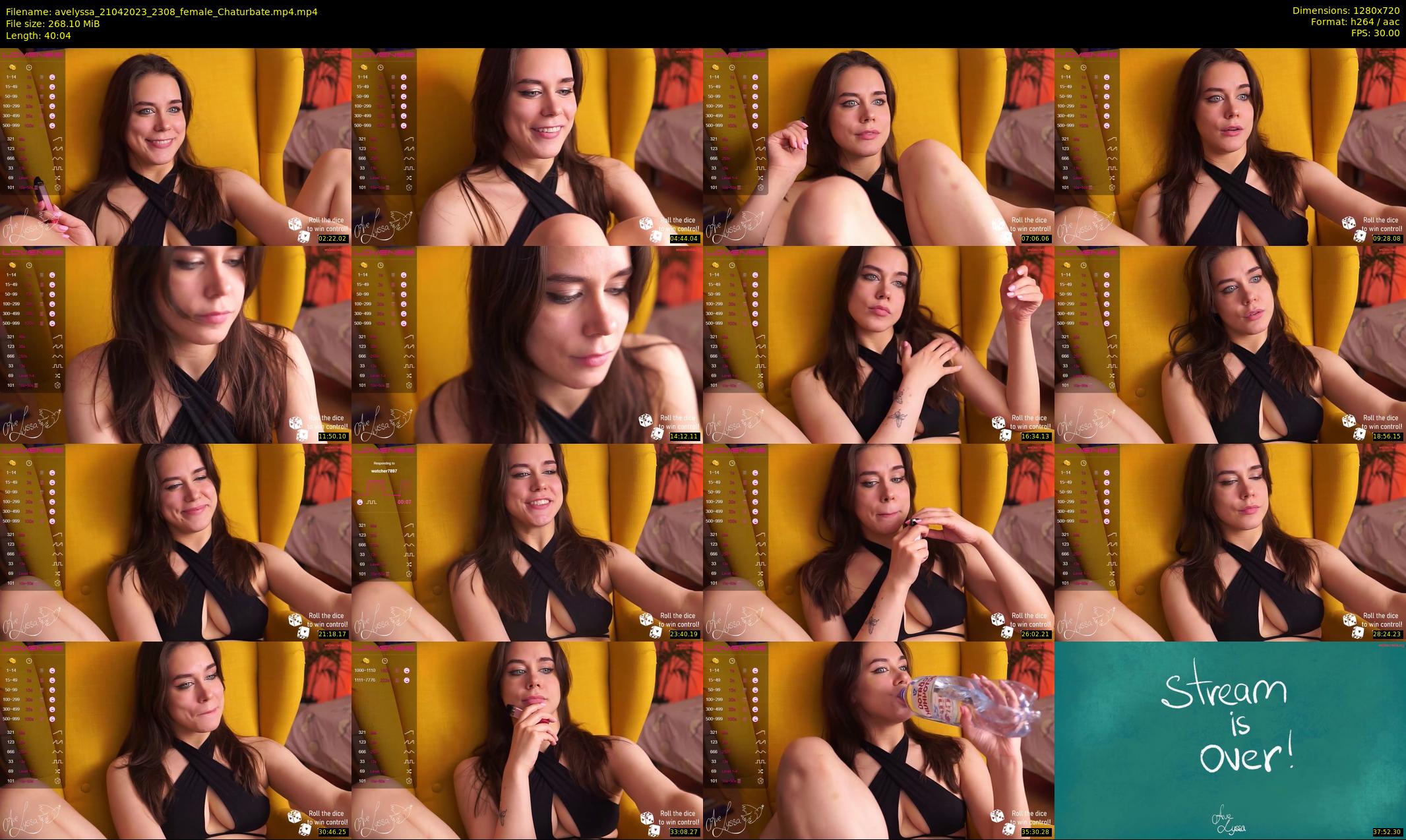 avelyssa — 41 minute Chaturbate female cam show recording, 720p, Apr 21, 2023