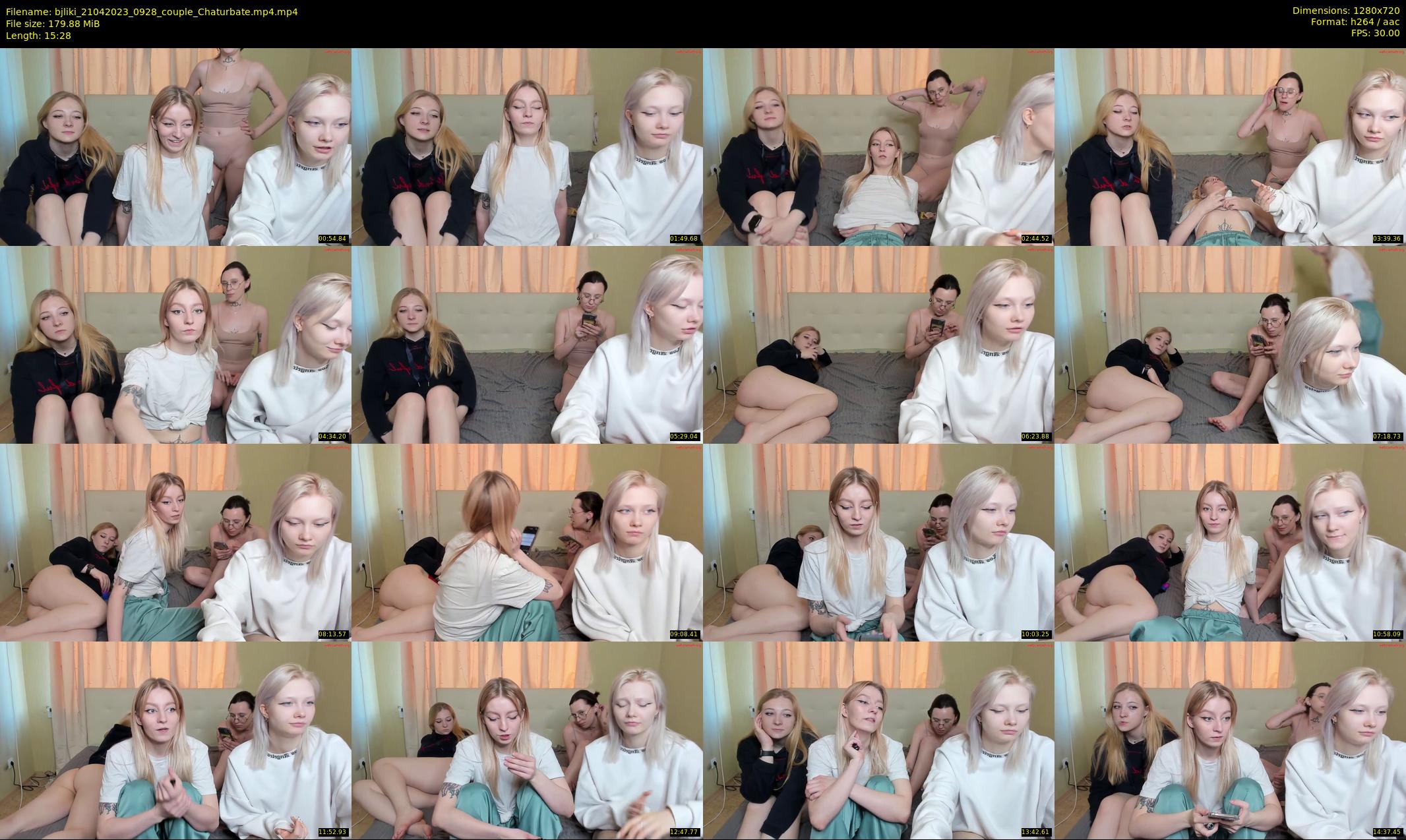 bjliki — 16 minute Chaturbate couple cam show recording, 720p, Apr 21, 2023