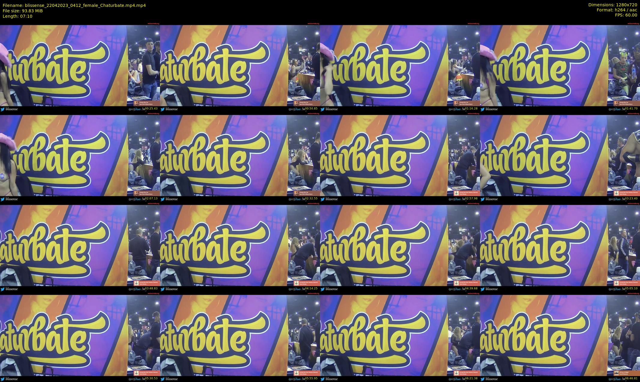 blissense — 8 minute Chaturbate female cam show recording, 720p, Apr 22, 2023