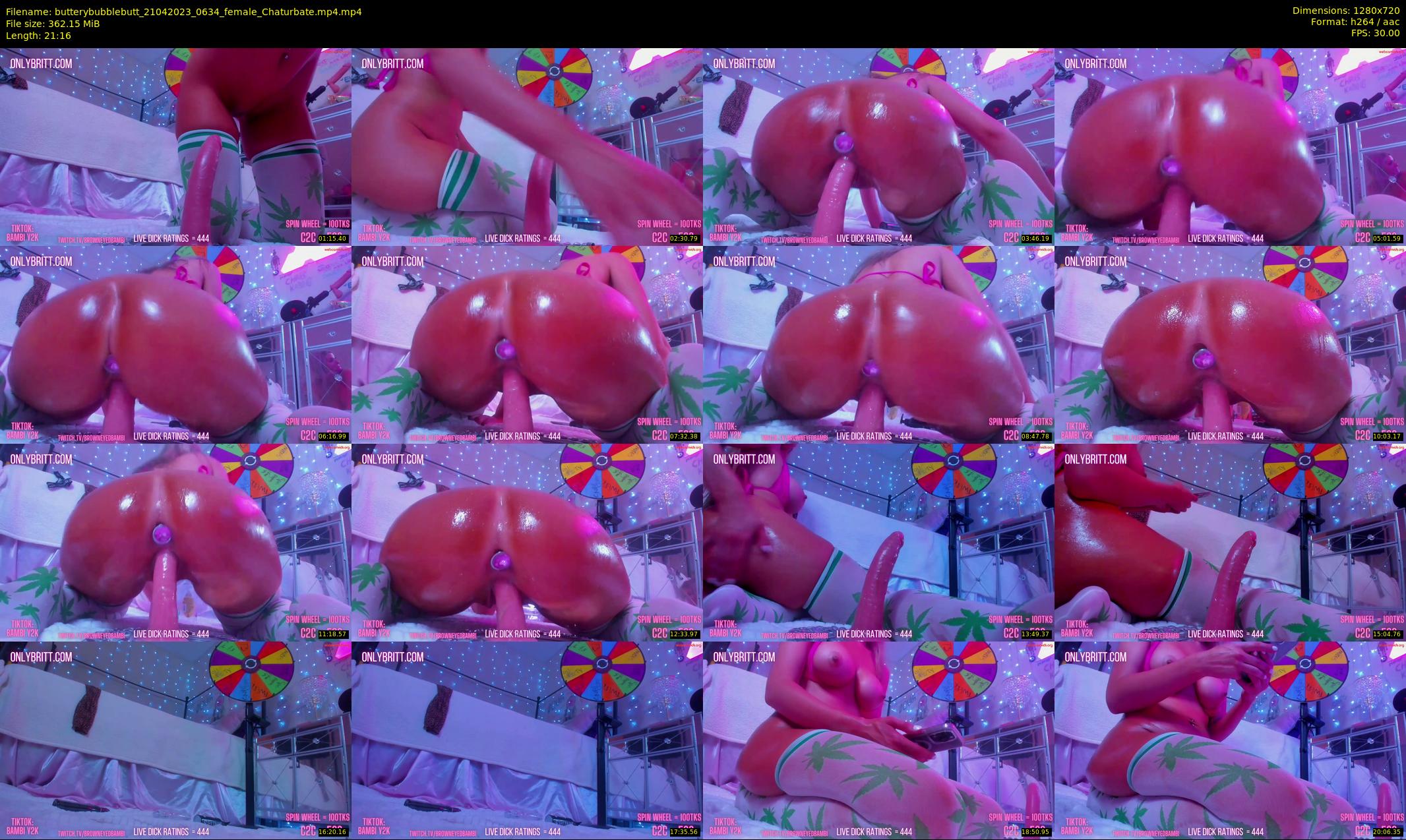 butterybubblebutt — 22 minute Chaturbate couple cam show recording, 720p, Apr 21, 2023
