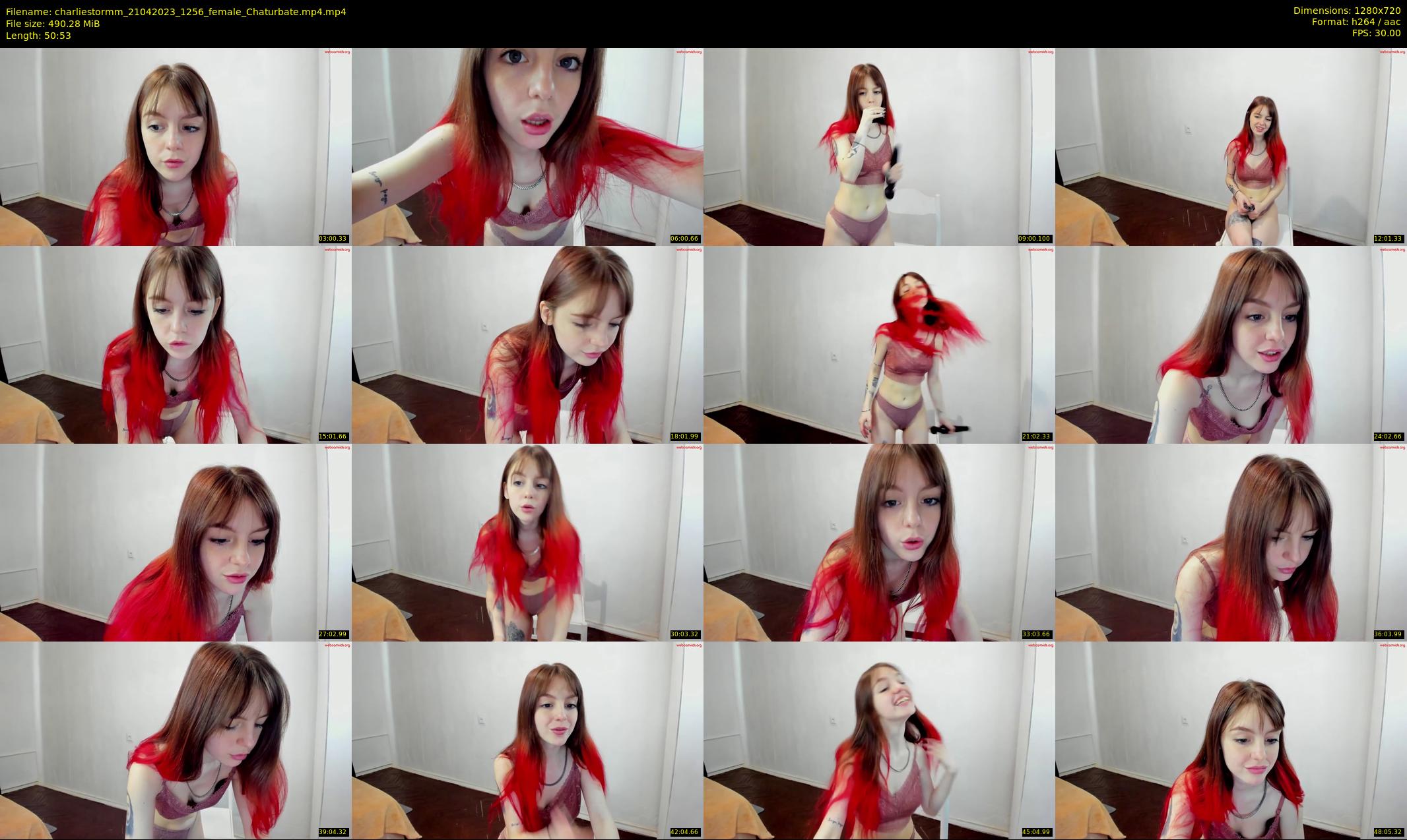 charliestormm — 51 minute Chaturbate female cam show recording, 720p, Apr 21, 2023